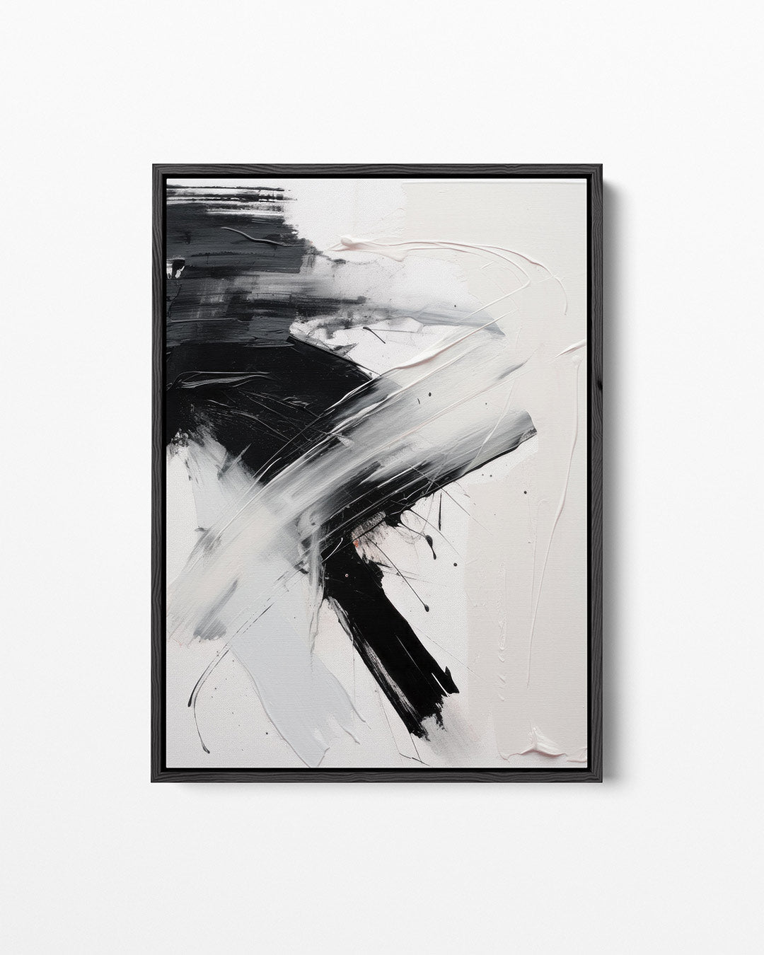 Dynamische borstelslag Kunstwerk