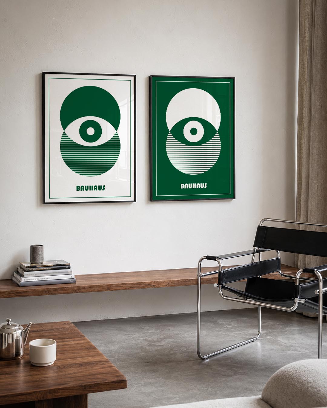 Cirkel en strepen Posterset