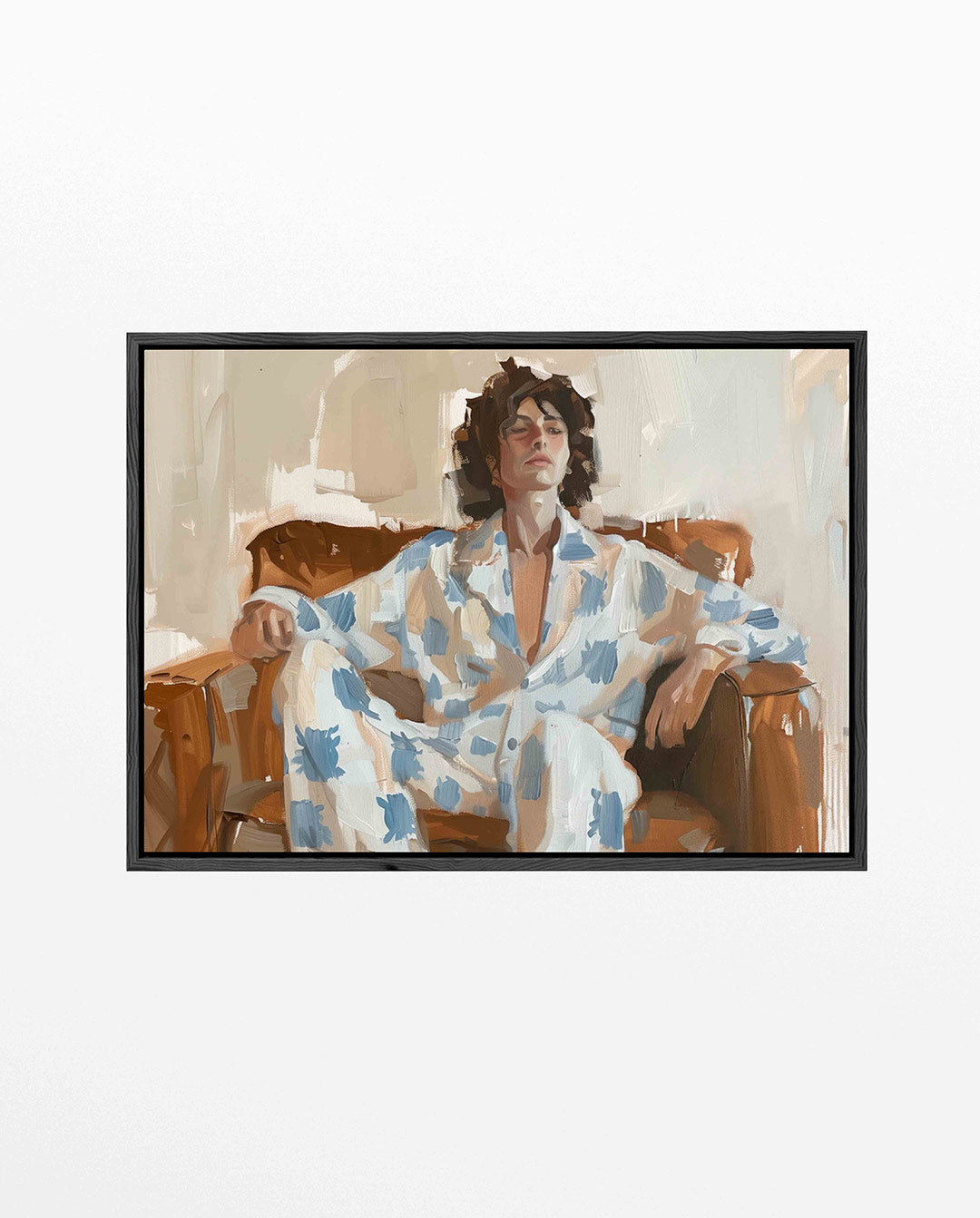 Zittende persoon Kunstwerk