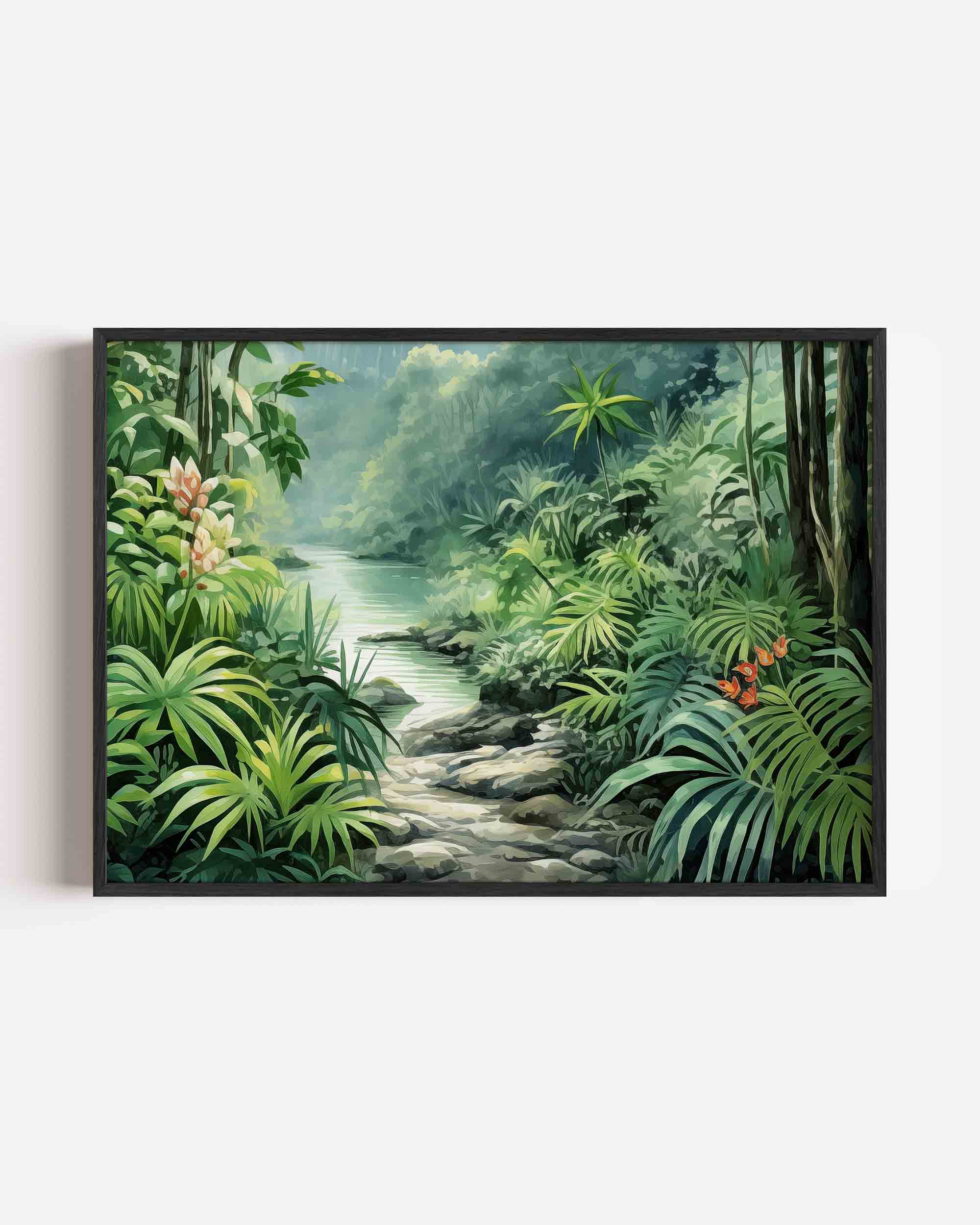 Tropische jungle Poster