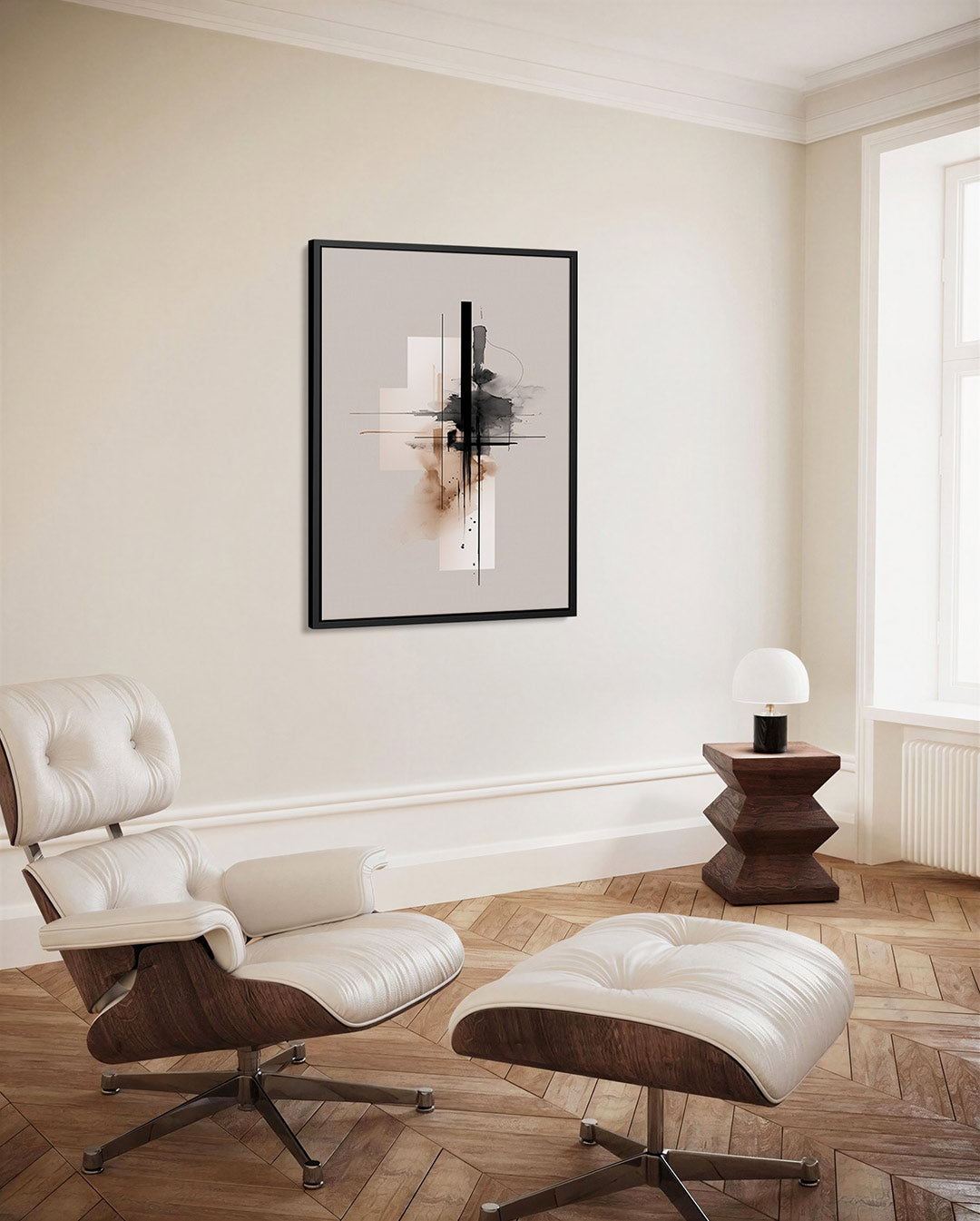 Geometrische lijnen Kunstwerk
