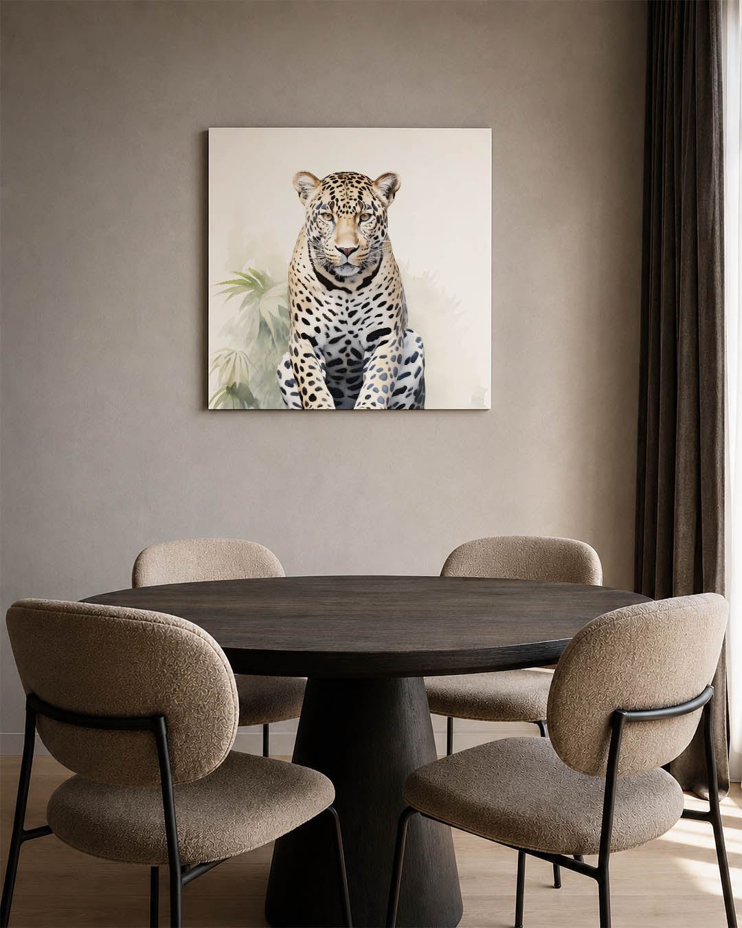 Gestileerde luipaard Kunstwerk