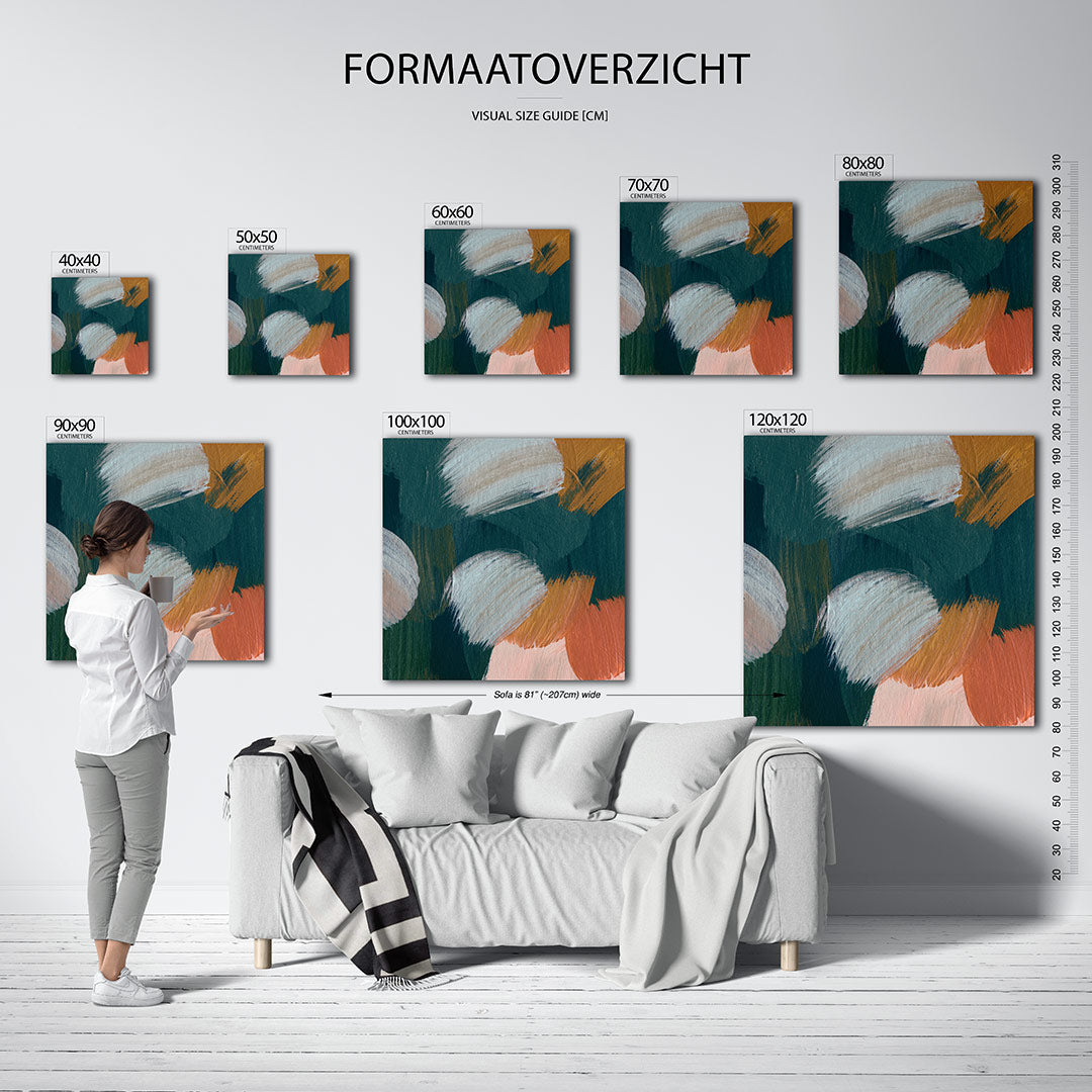 Kleurencompositie Kunstwerk