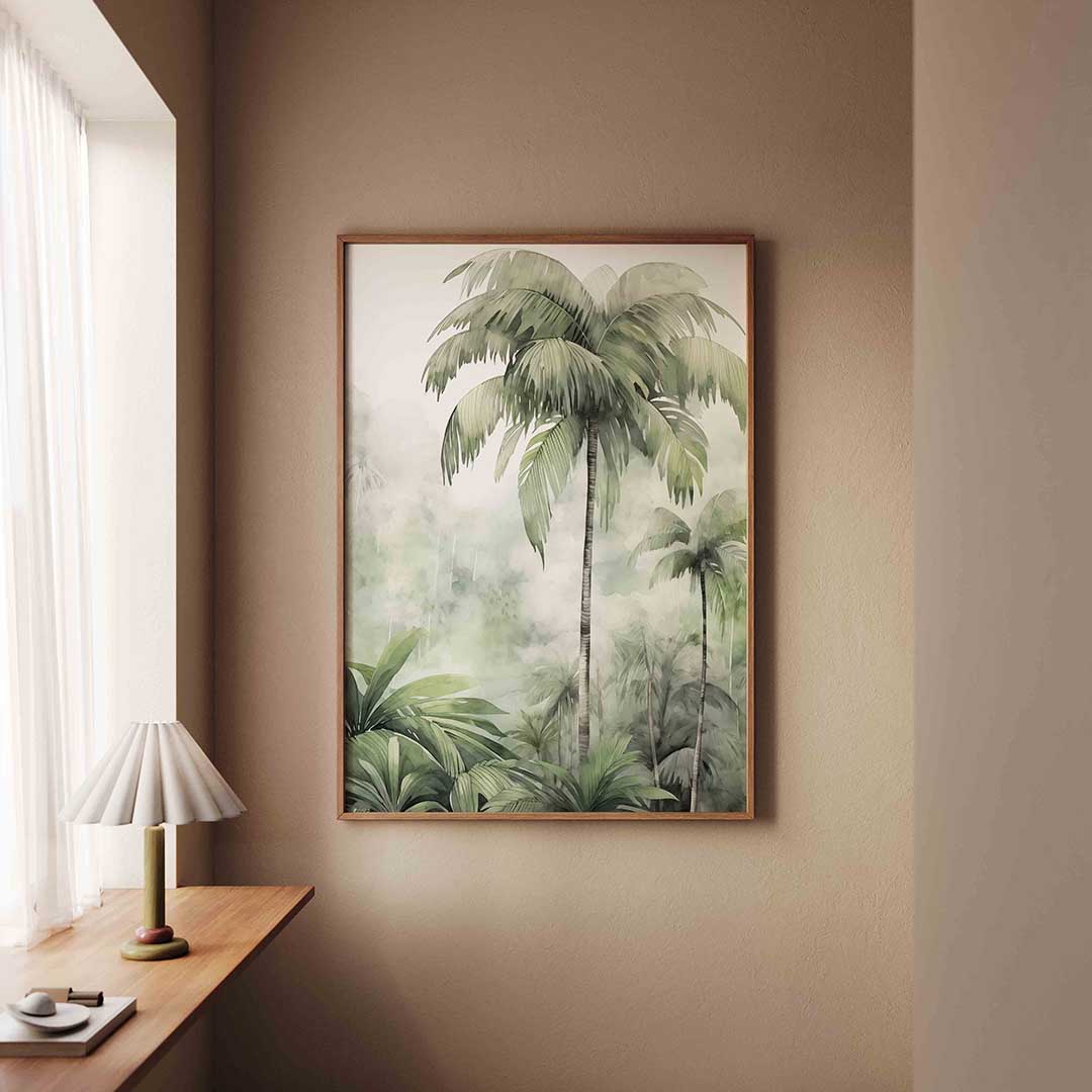 Tropische palmbomen Poster