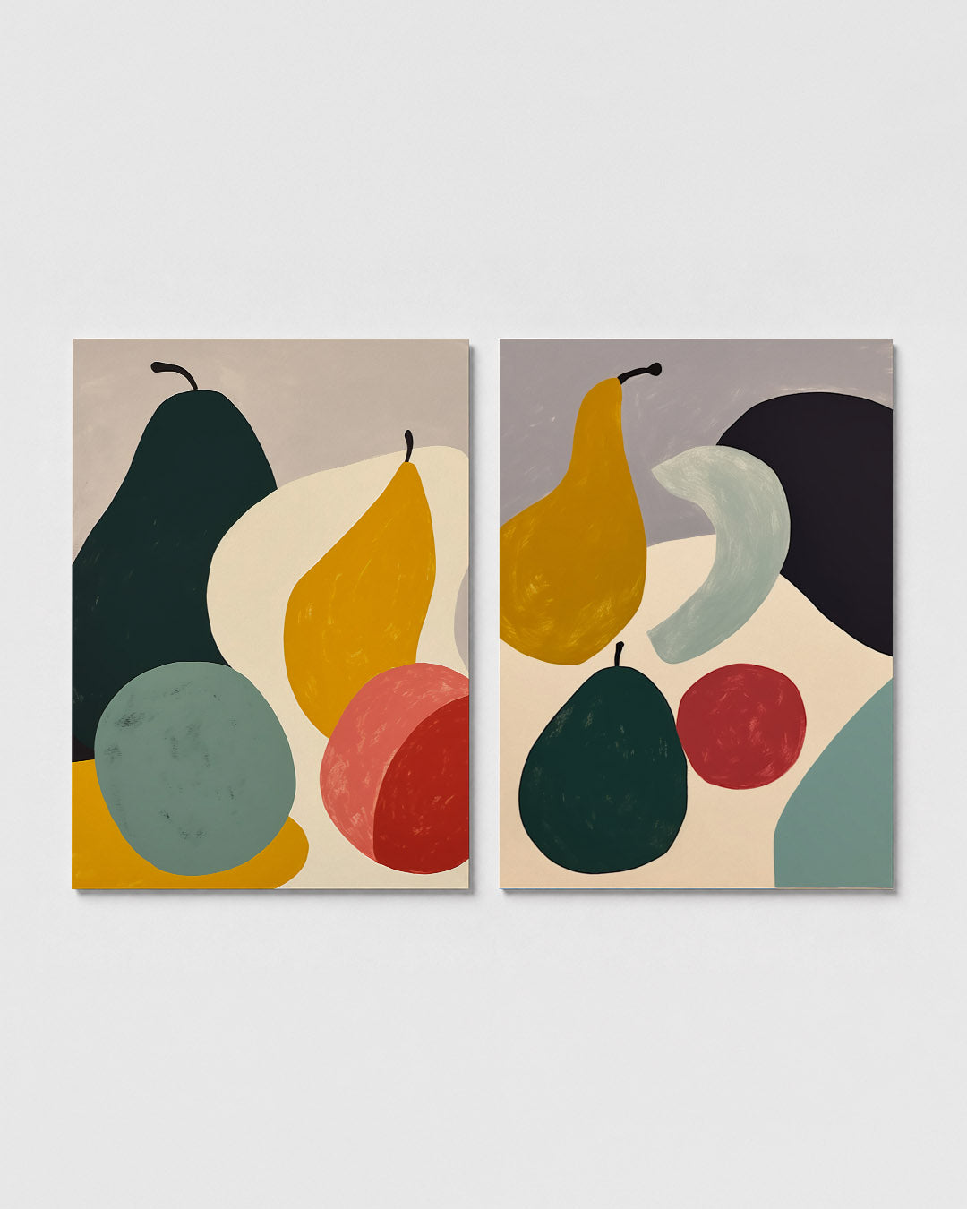 Vormenspel en kleur Posterset