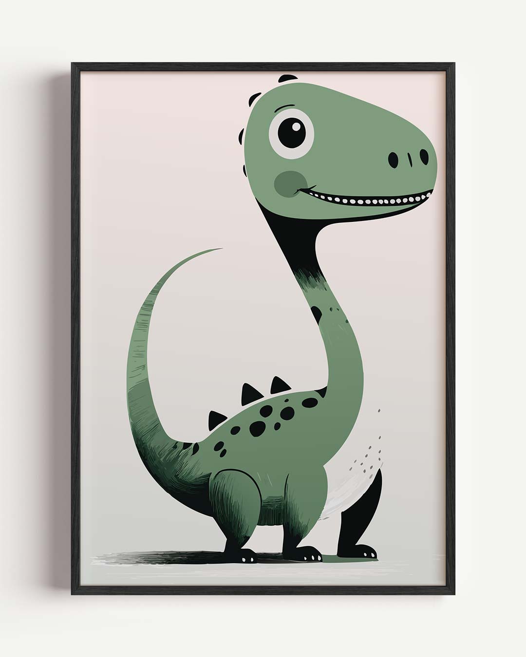 Schattige Dino Vrienden Poster-WallArtistic