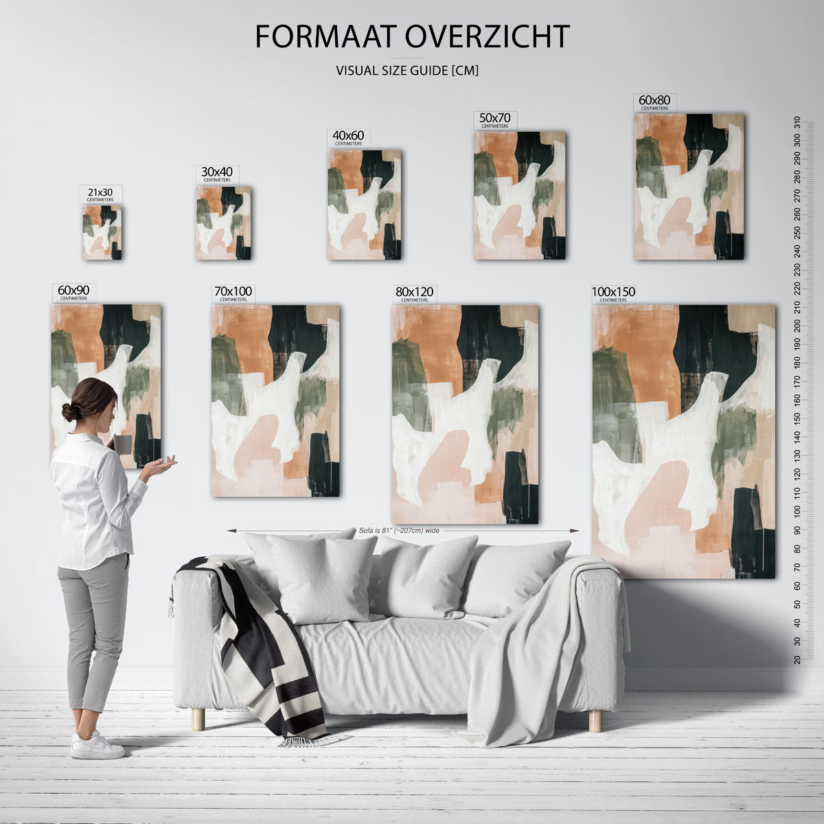 Abstracte vormen Poster