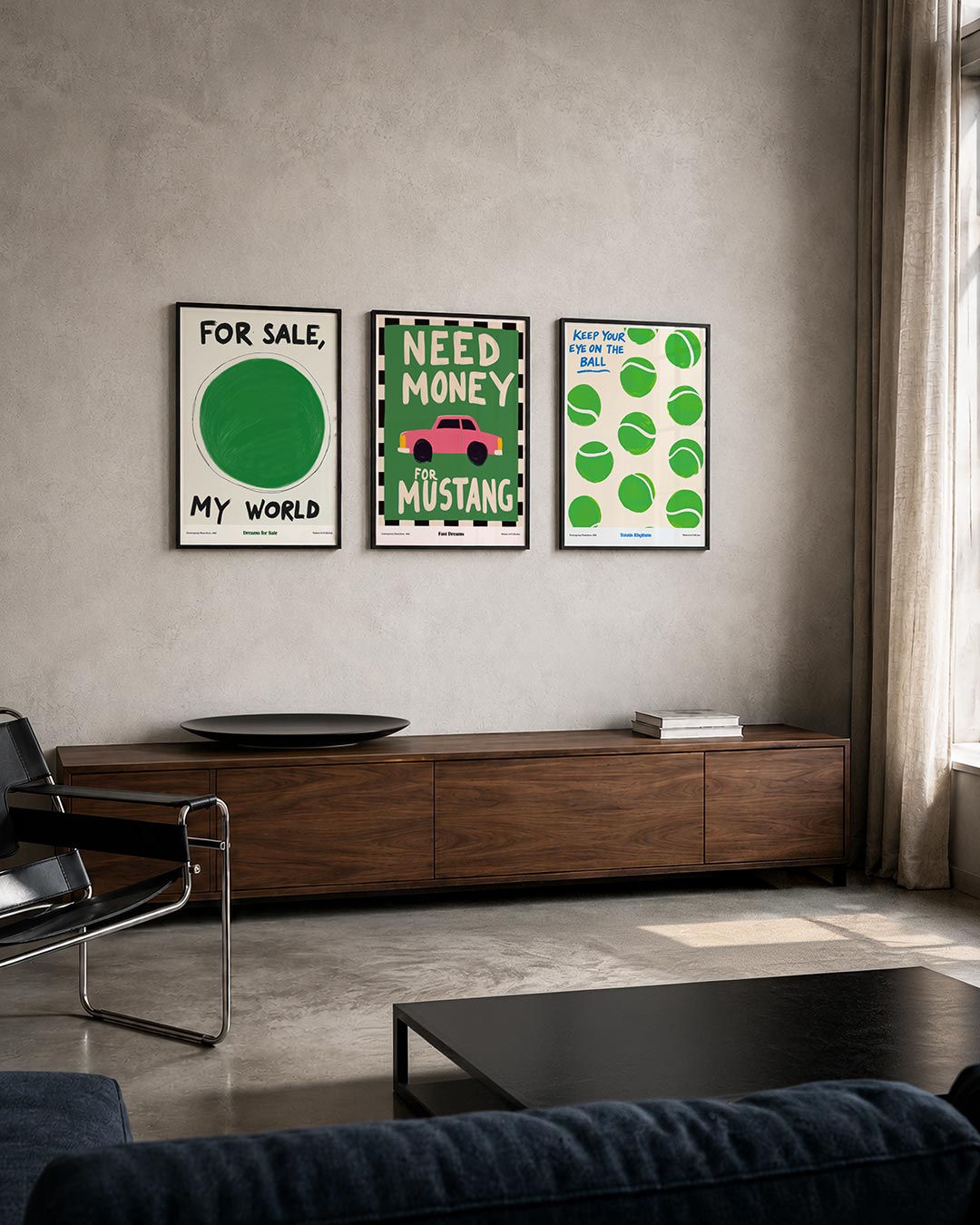 Groene cirkel Posterset