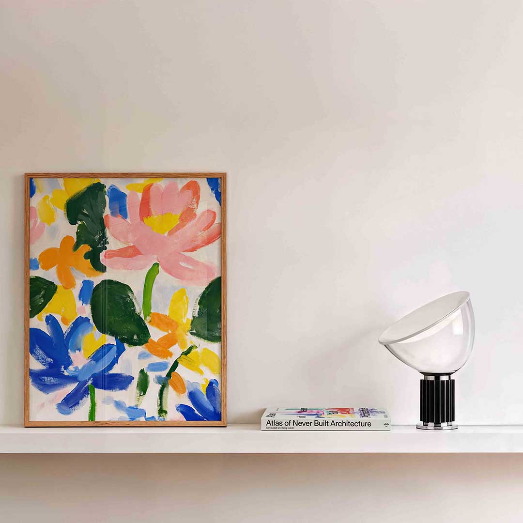 Bloemen en bladeren Poster
