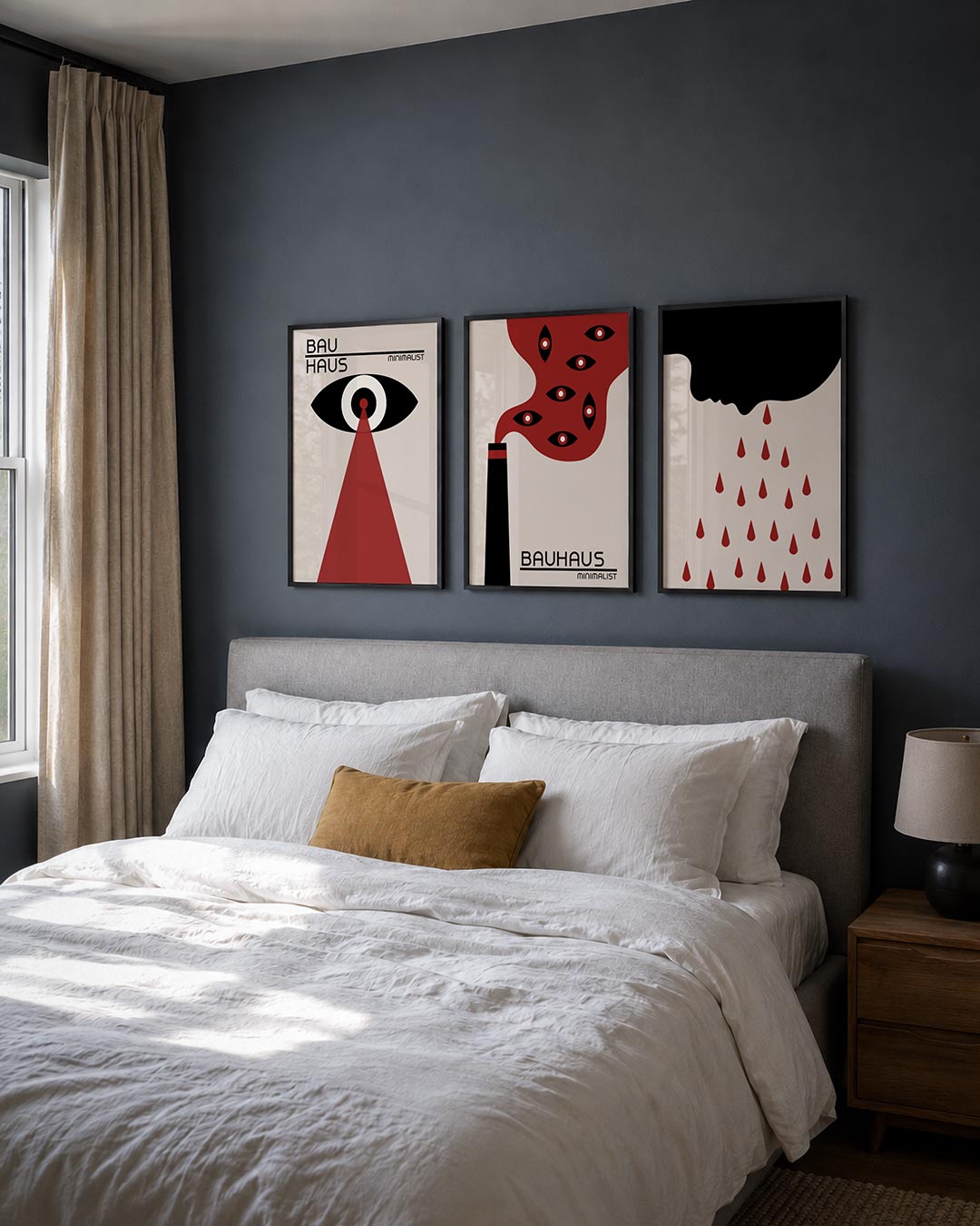 Oog en stralen Posterset