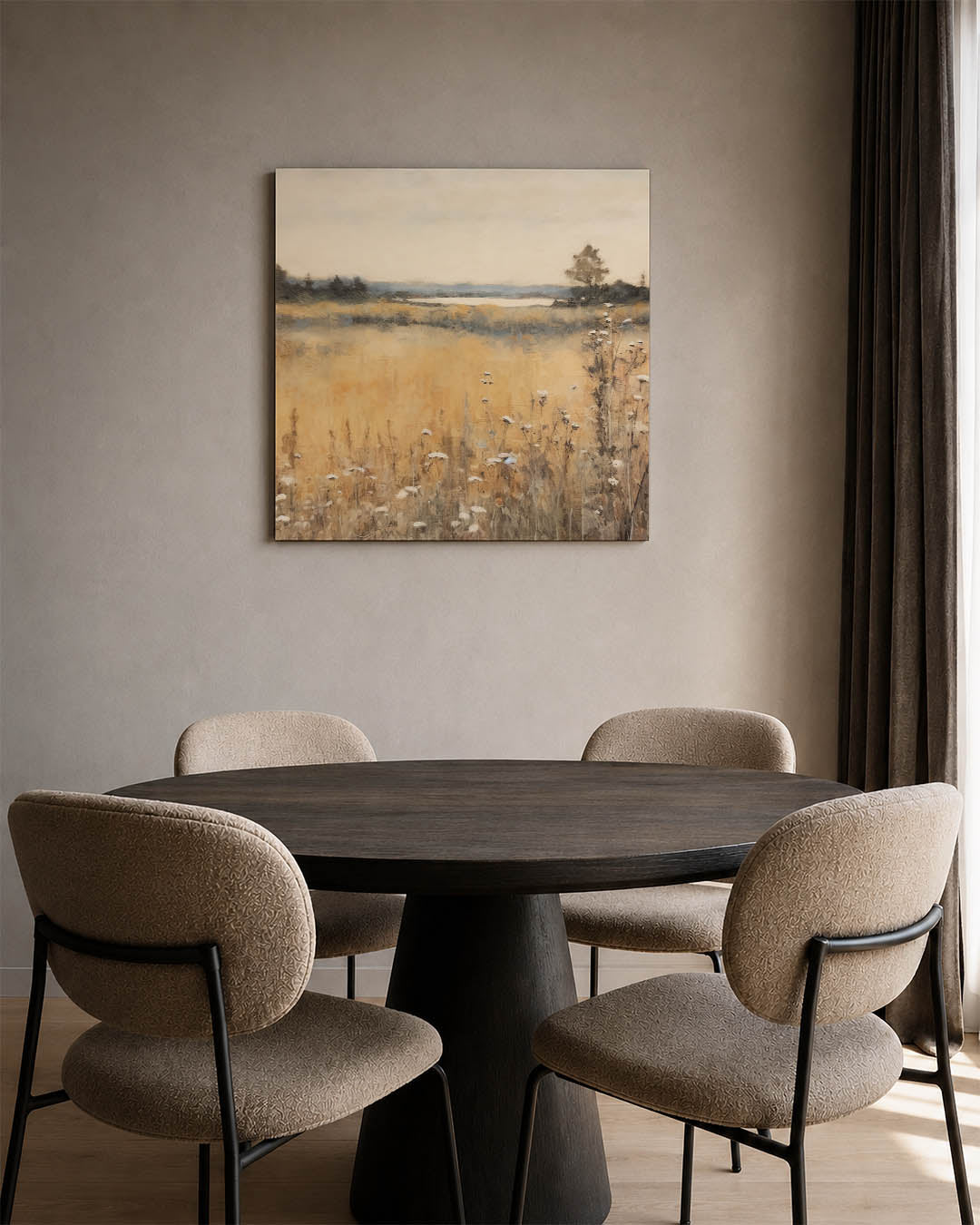 Rustige landschap weergave Kunstwerk