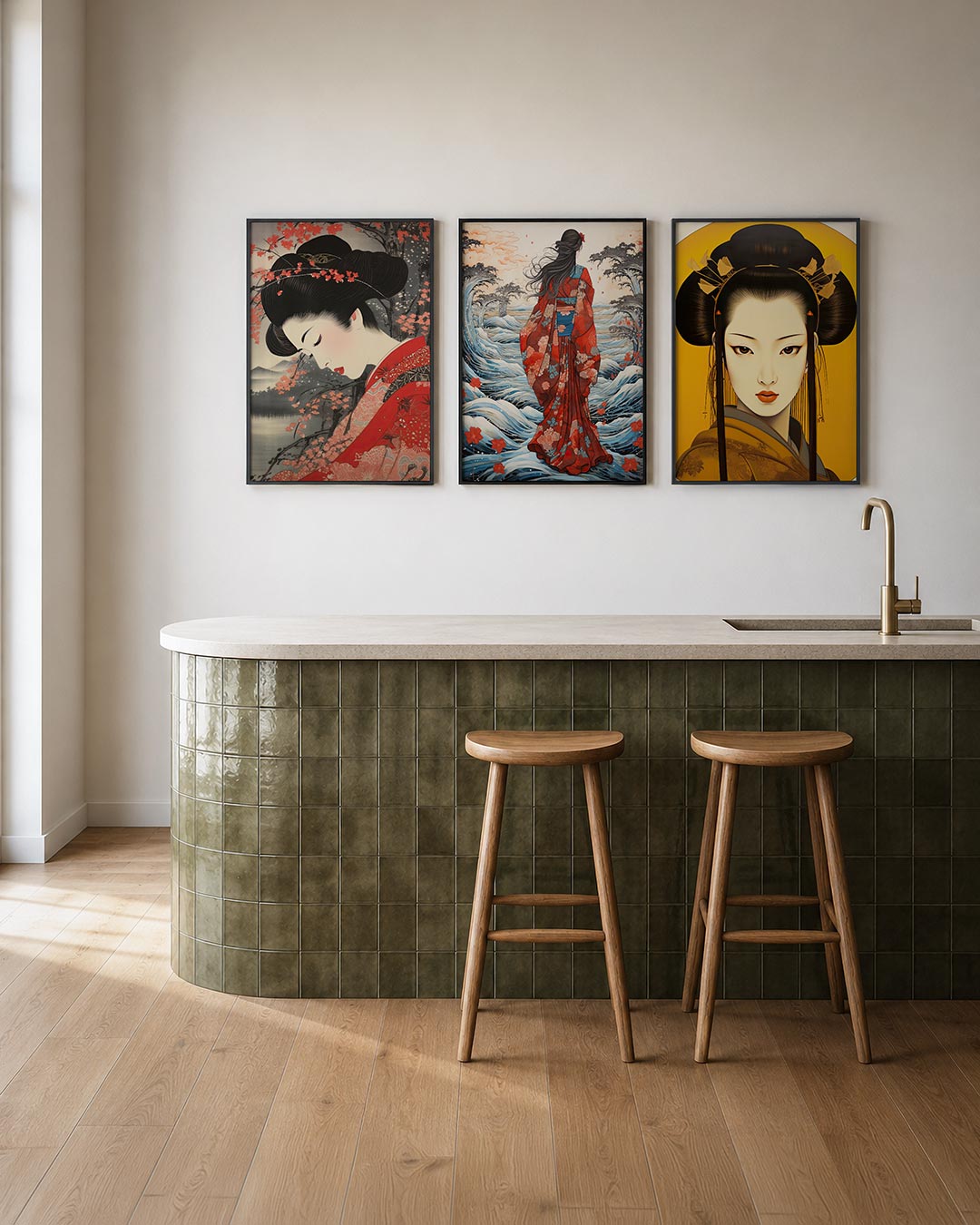 Bloesem en stille schoonheid Posterset
