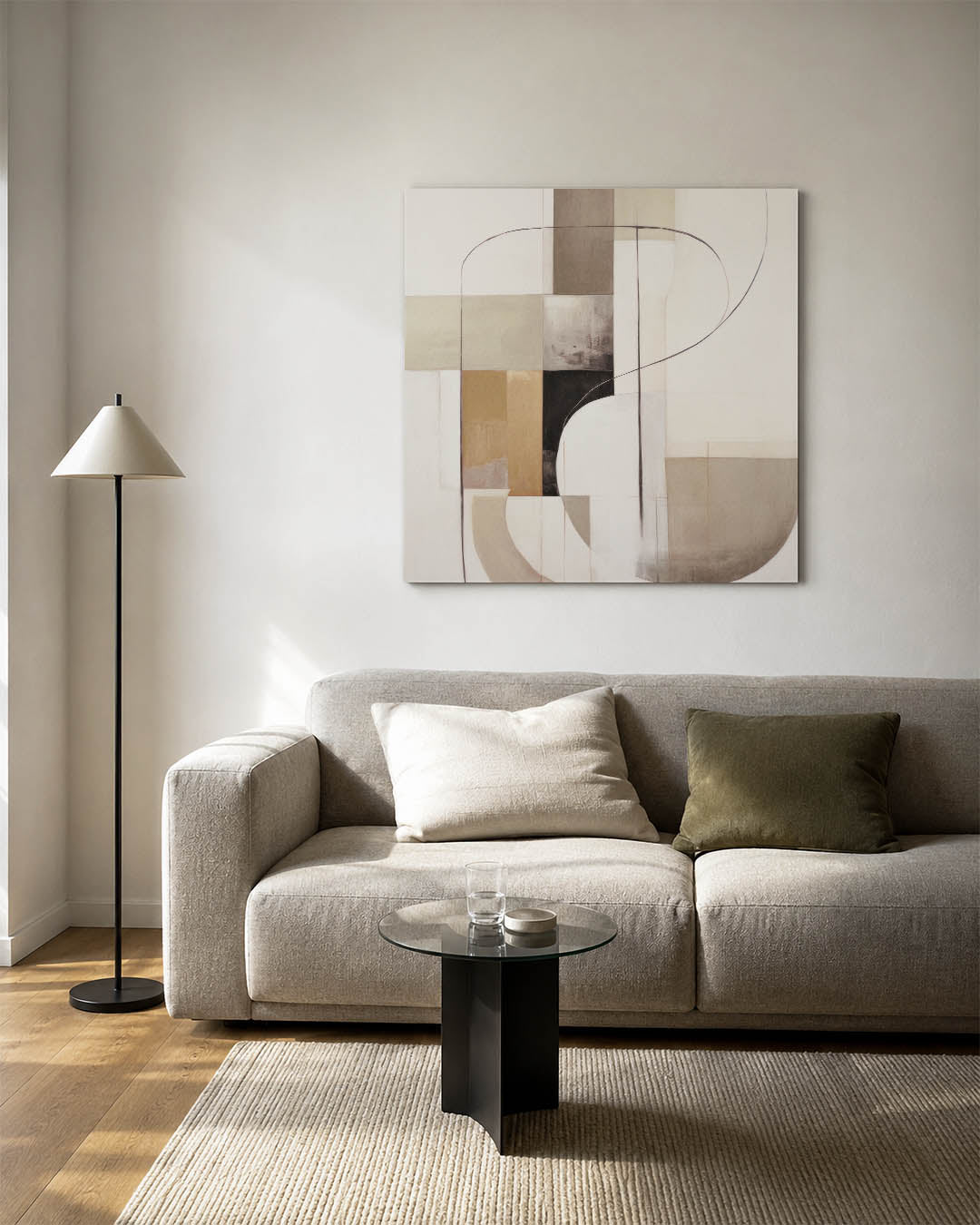 Geometrische vormen Kunstwerk