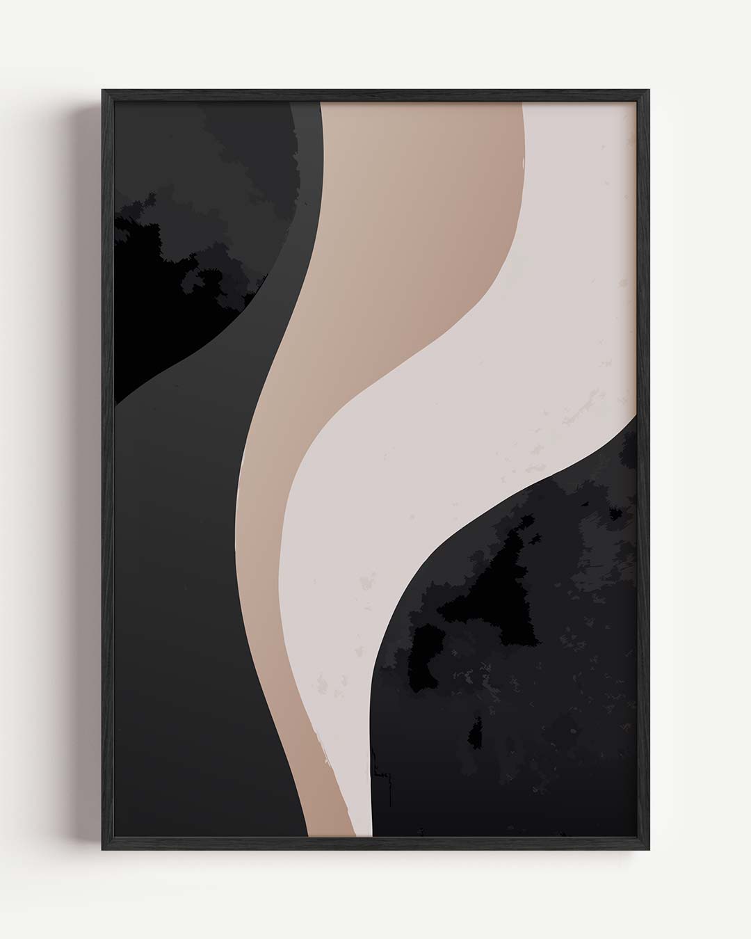 Stijlvolle Abstracte Golven Poster-WallArtistic
