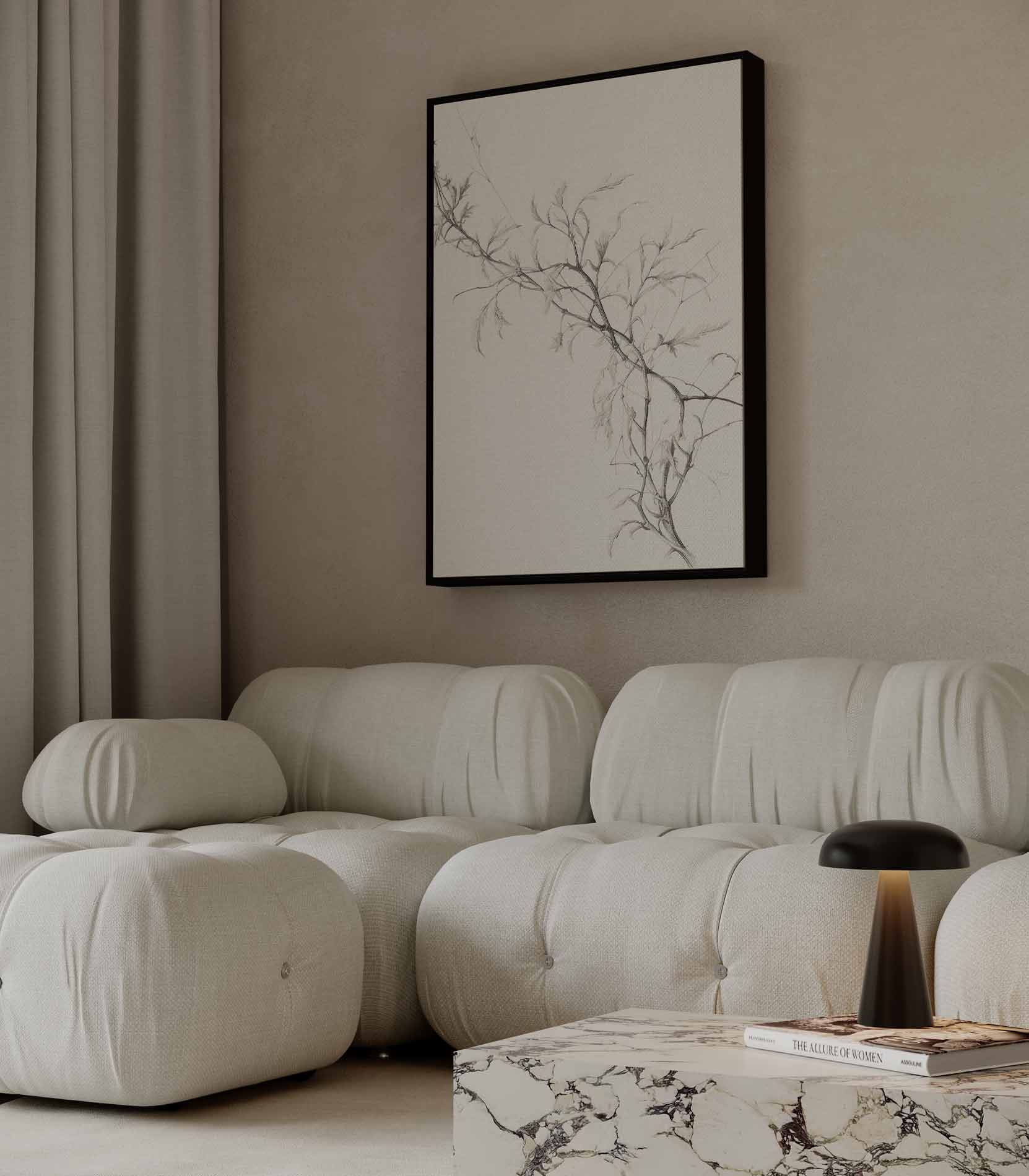 Delicate Dans van Takken Kunstwerk-canvas-dibond-plexiglas-wanddecoratie-WallArtistic