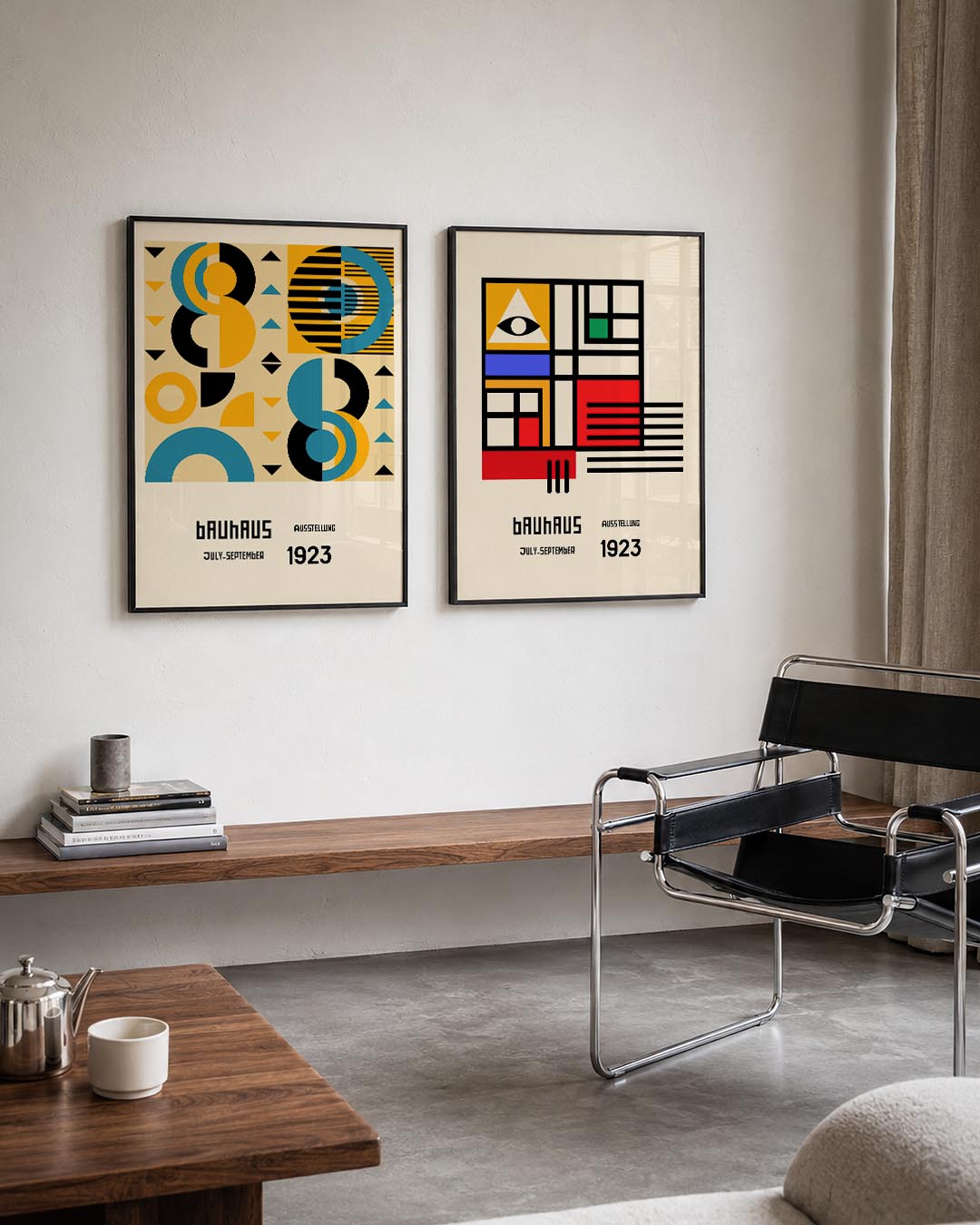 Vormen en vlakkenspel Posterset