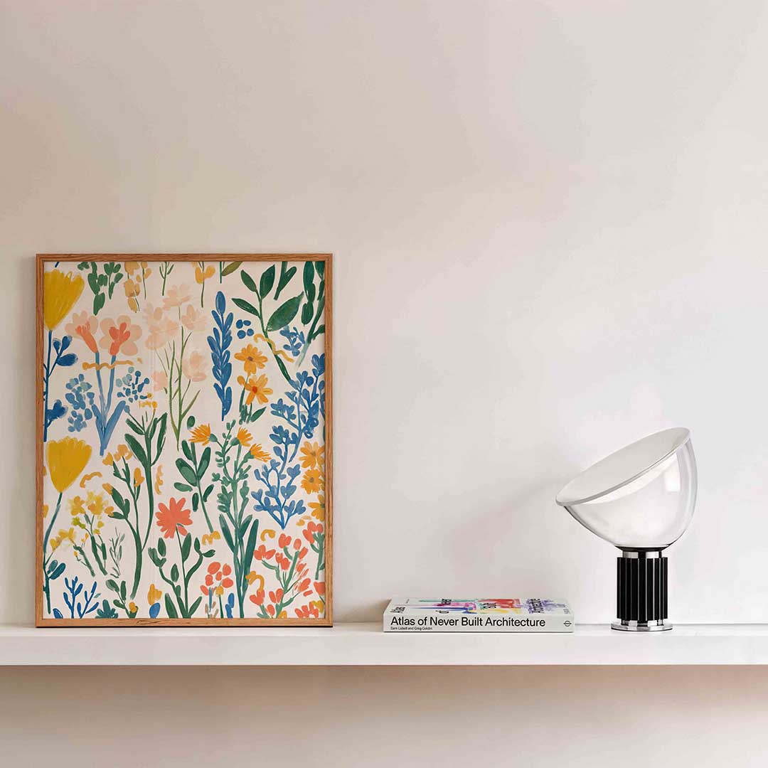 Bloemen en bladeren Poster