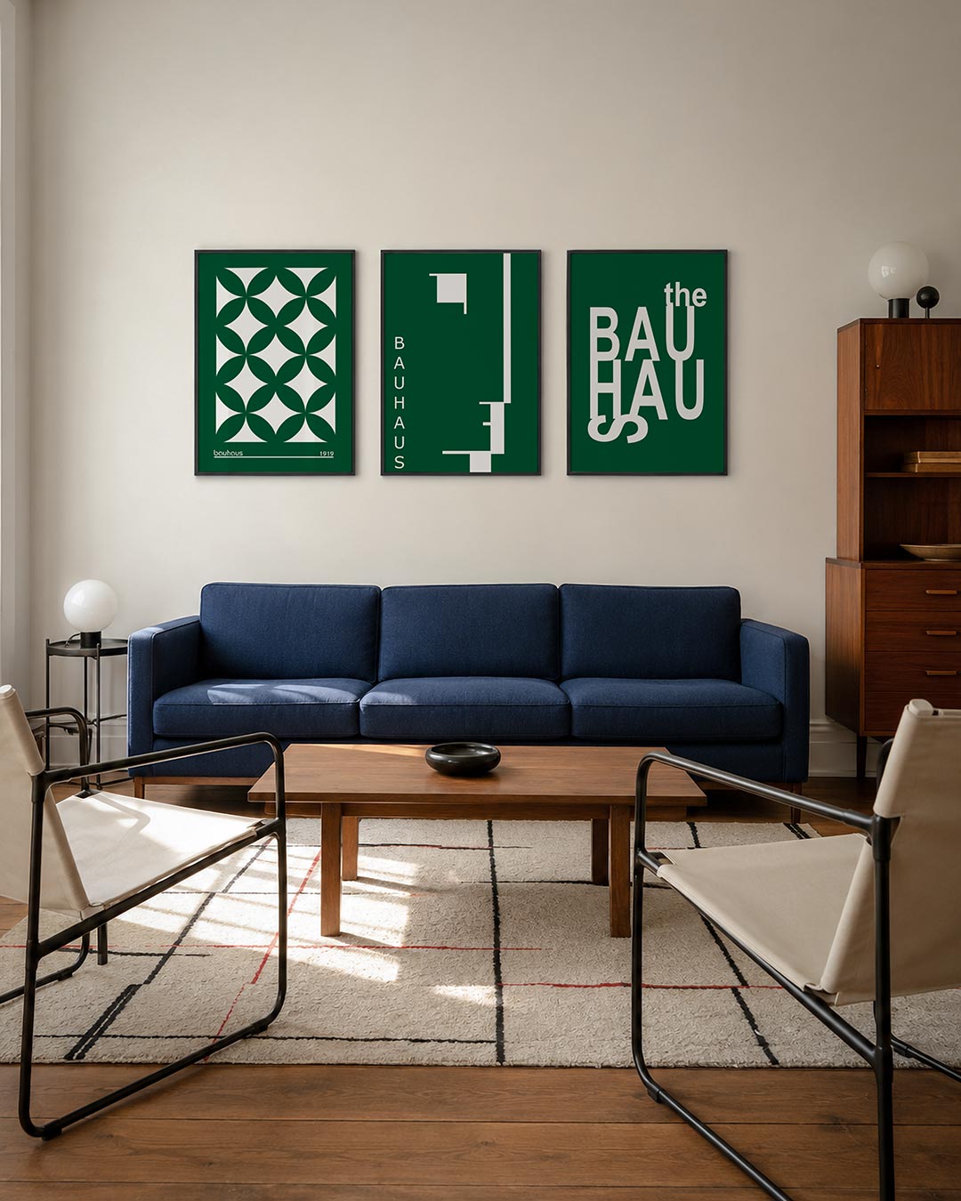 Groene cirkelpatronen Posterset