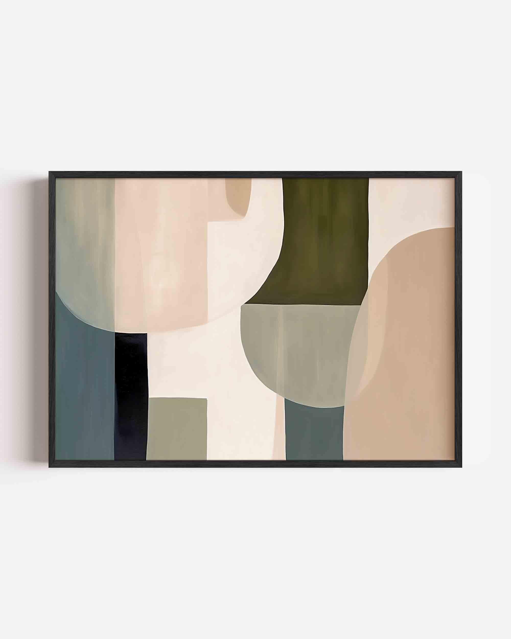 Abstracte vormen Poster