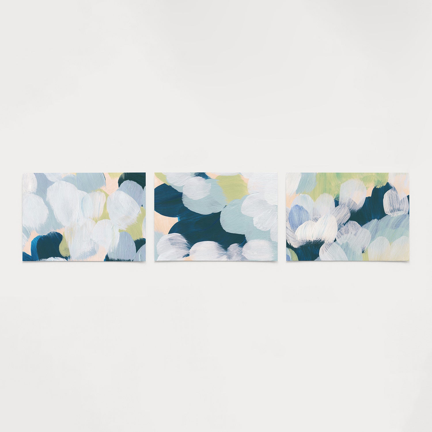 Zachte kleurvlakken Posterset