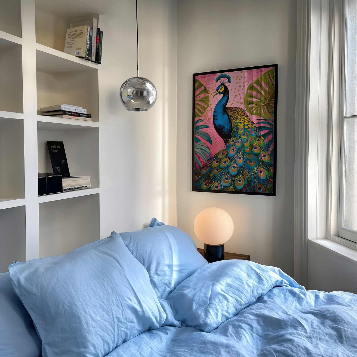 Prachtige Pauwen Poster-WallArtistic