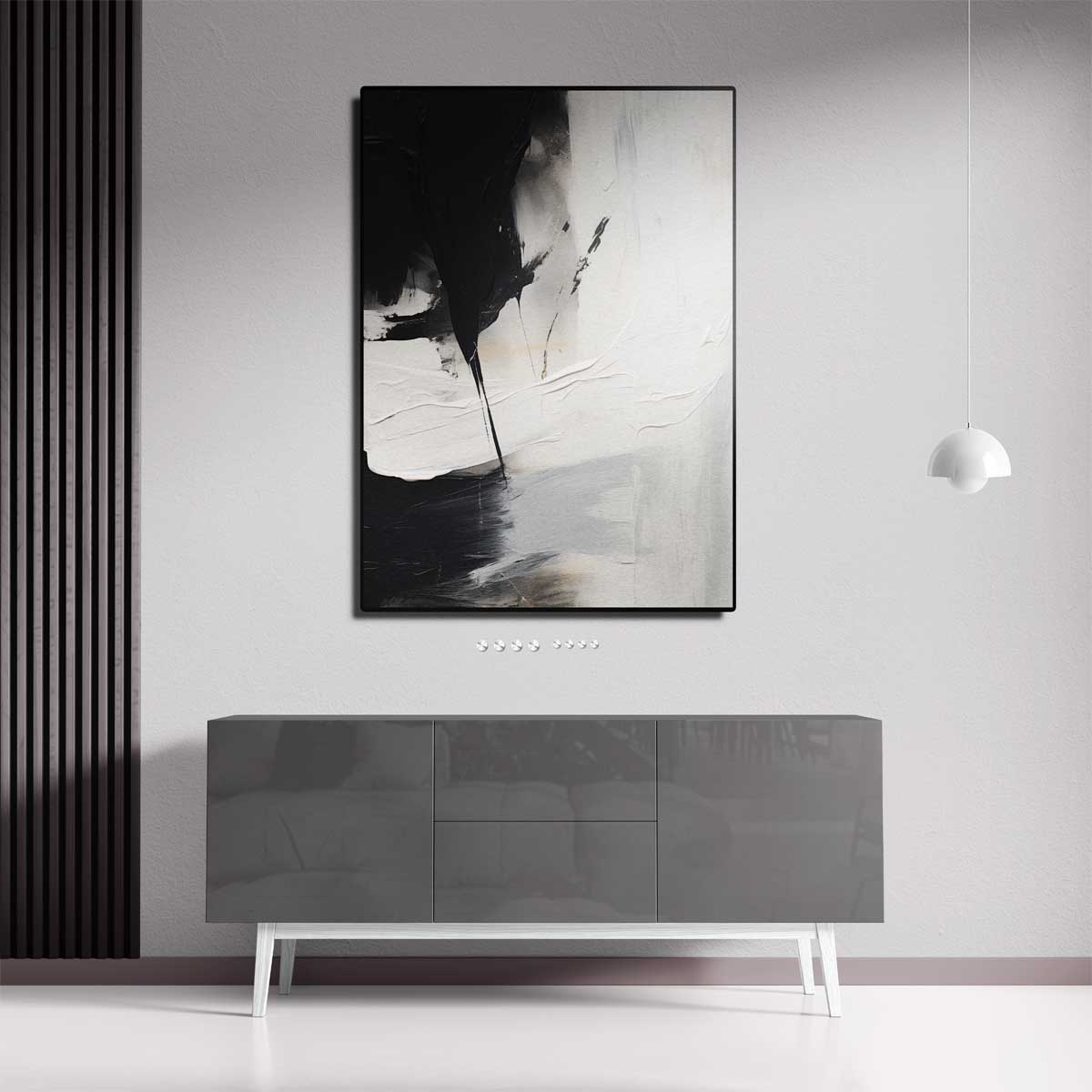Contrasten in Abstractie Kunstwerk-canvas-dibond-plexiglas-wanddecoratie-WallArtistic