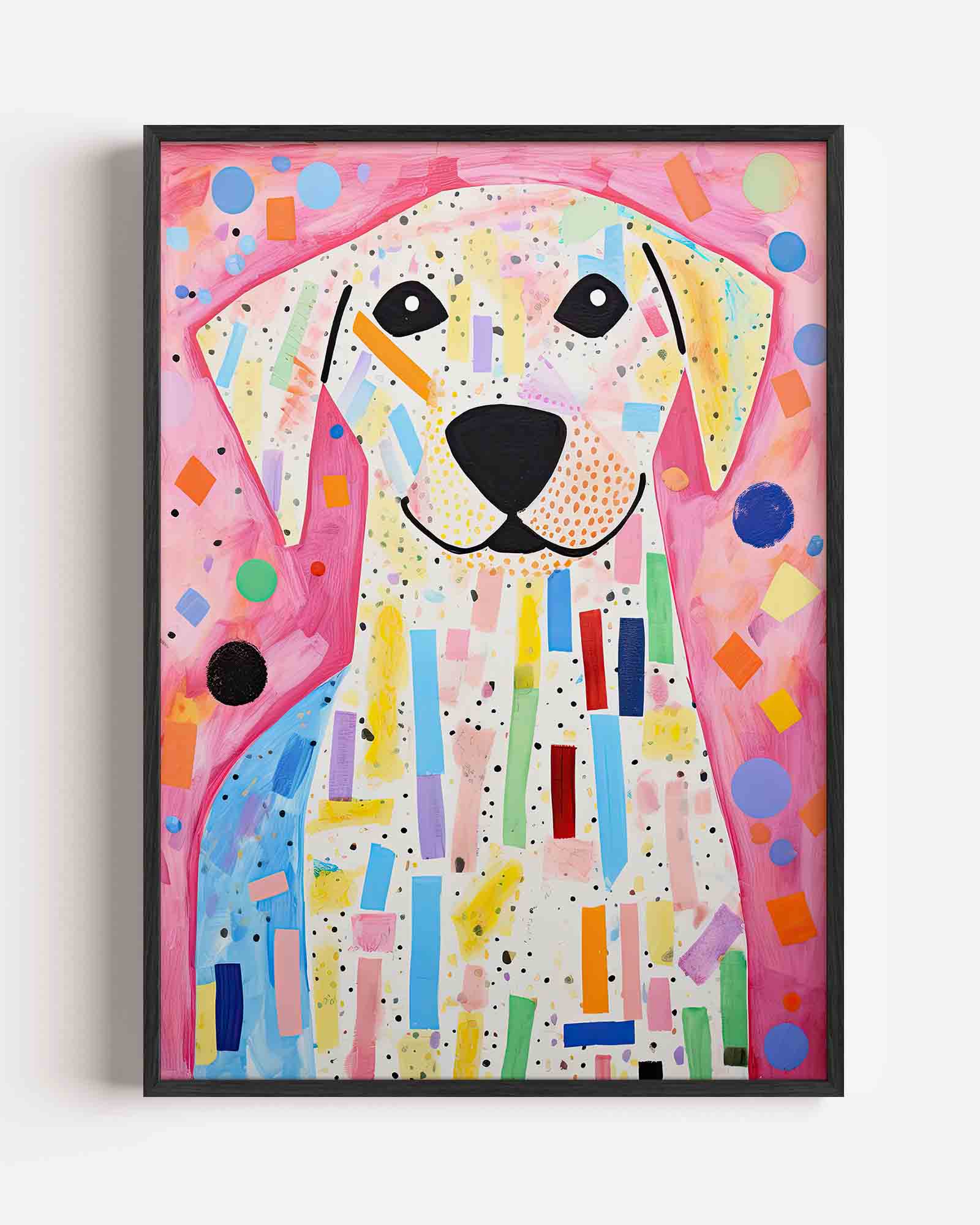 Vrolijke hond Poster