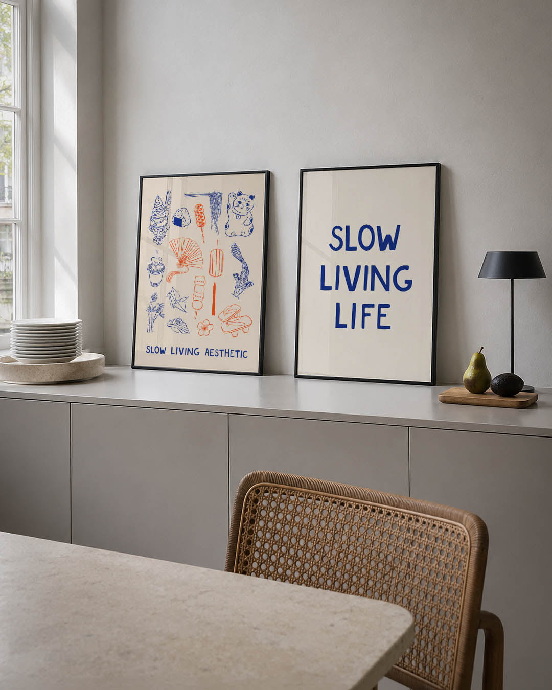 Culturele illustraties Posterset