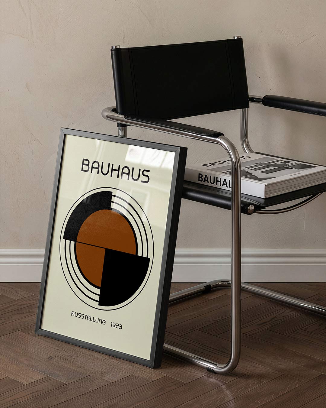 Cirkel en lijnen Poster