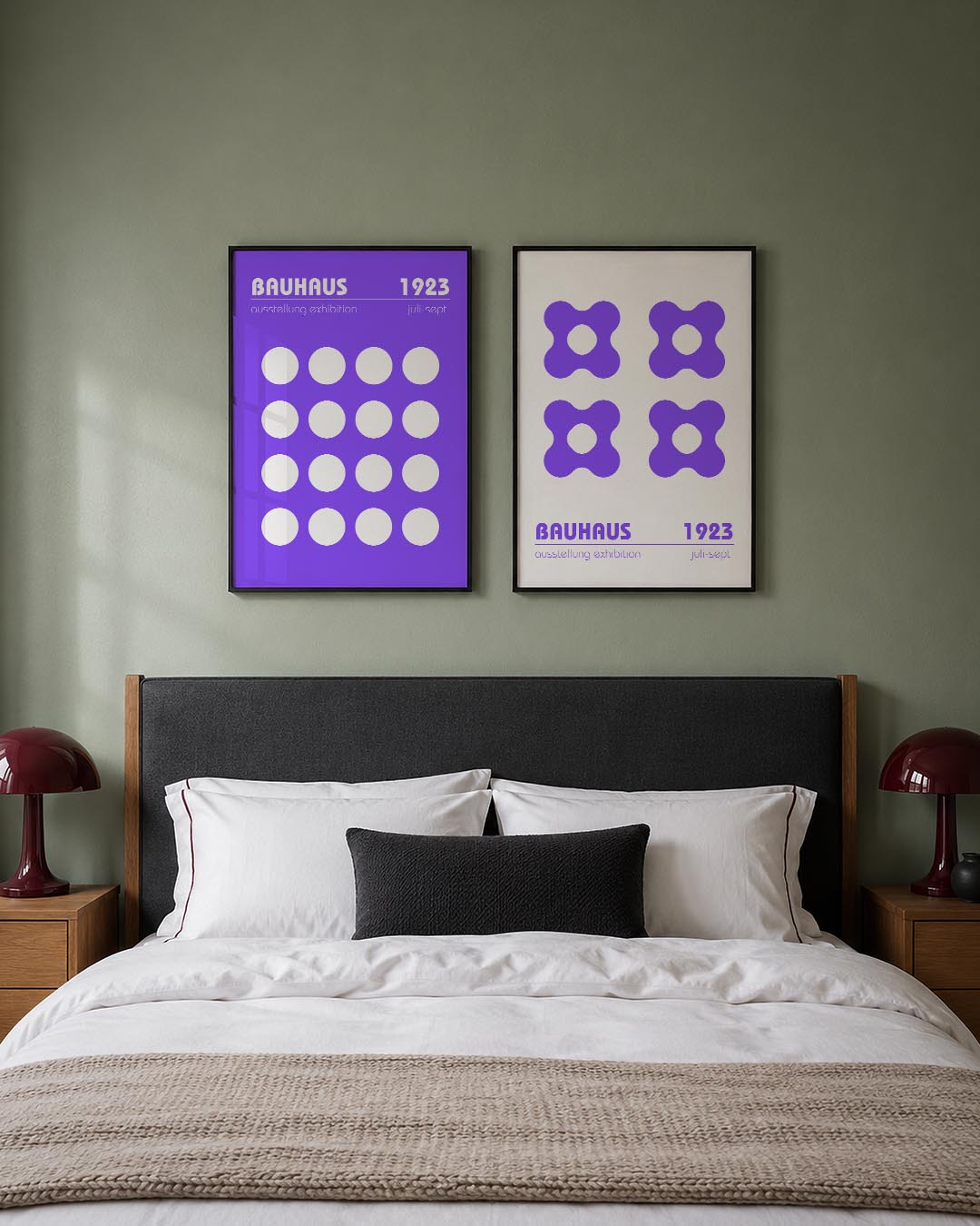 Cirkelritme en kleur Posterset