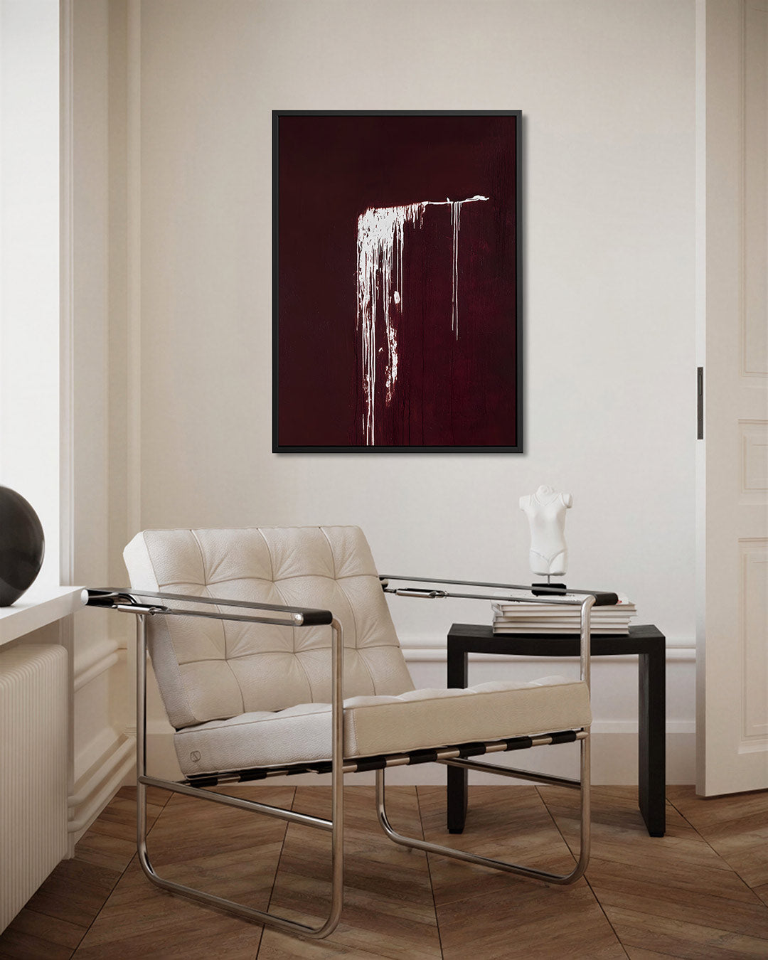 Druipend contrast Kunstwerk