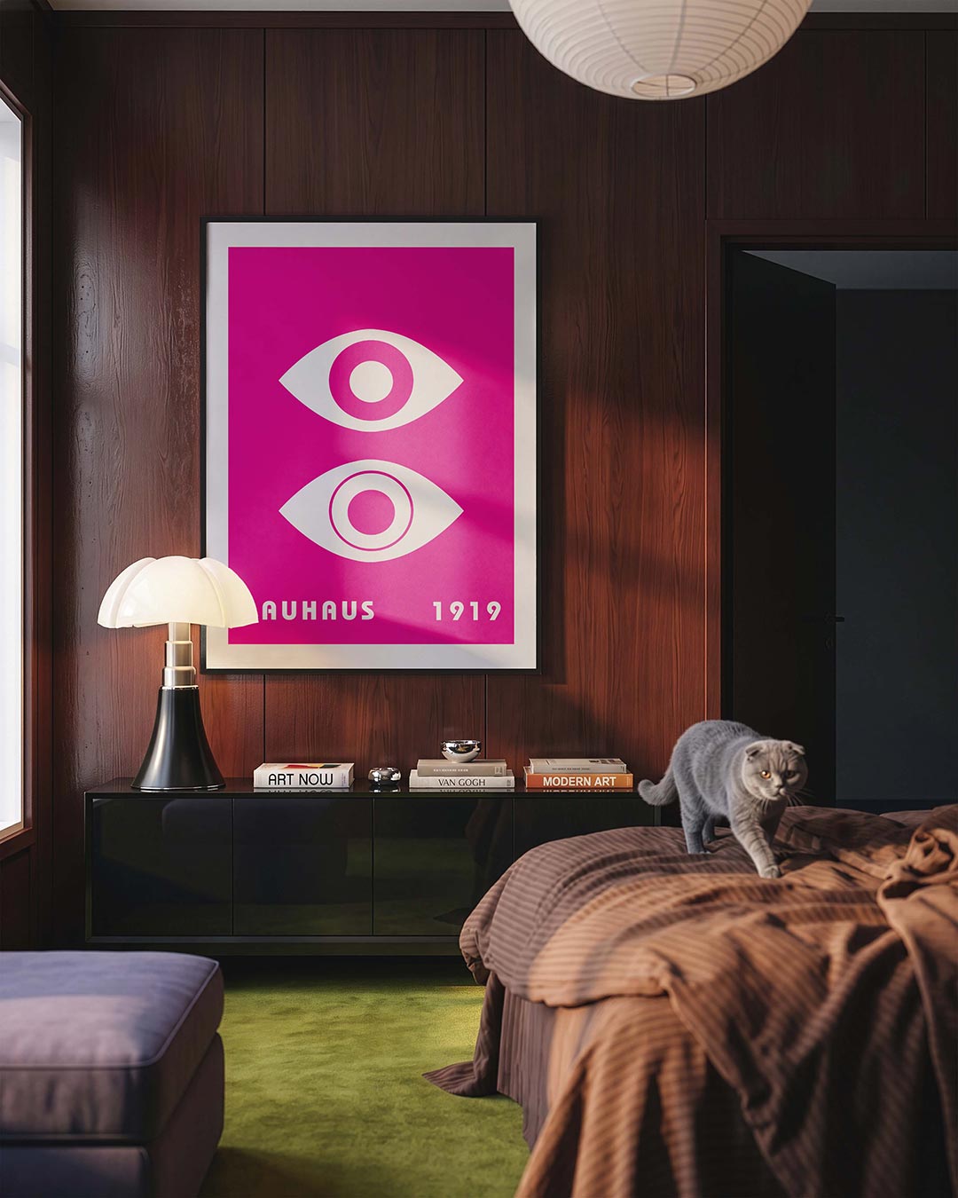 Oogvormen en kleur Poster