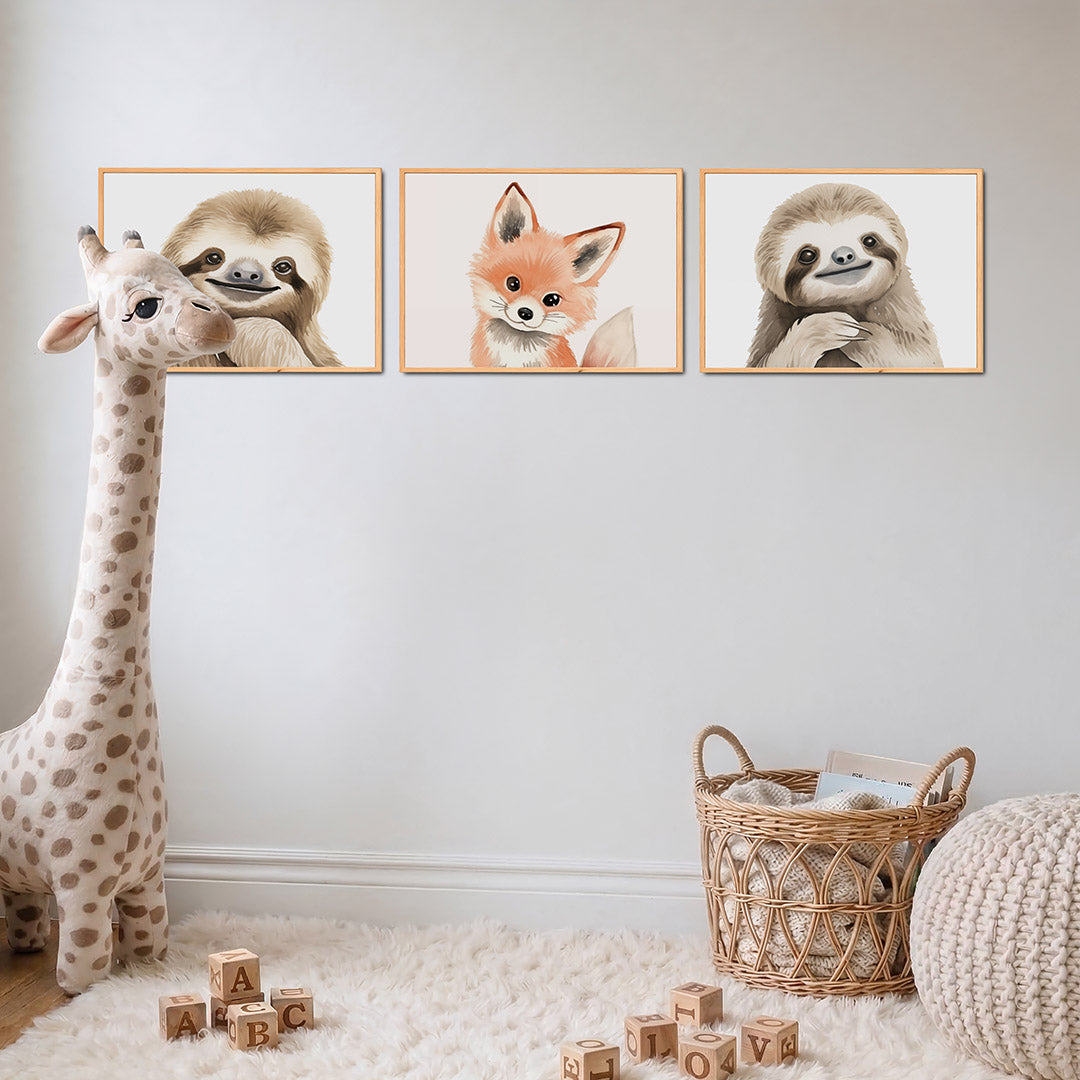 Vorm en glimlach Posterset