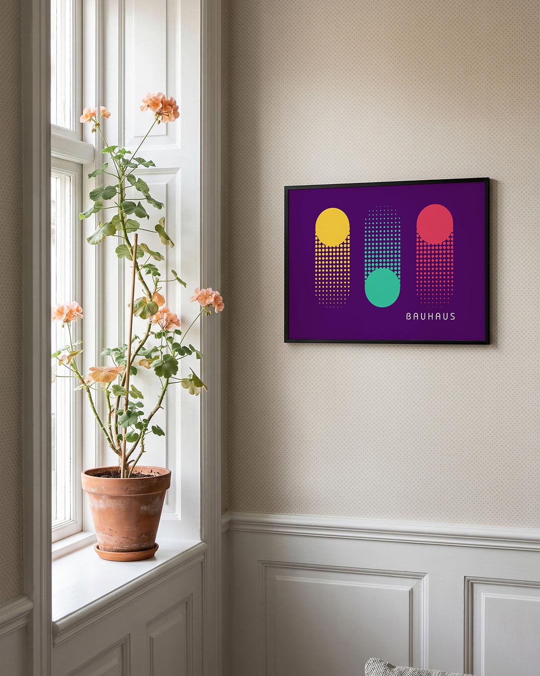 Kleurvlakken en patronen Poster