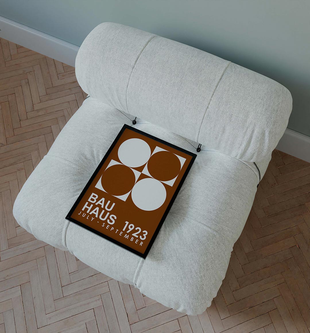 Cirkel en vierkant Poster