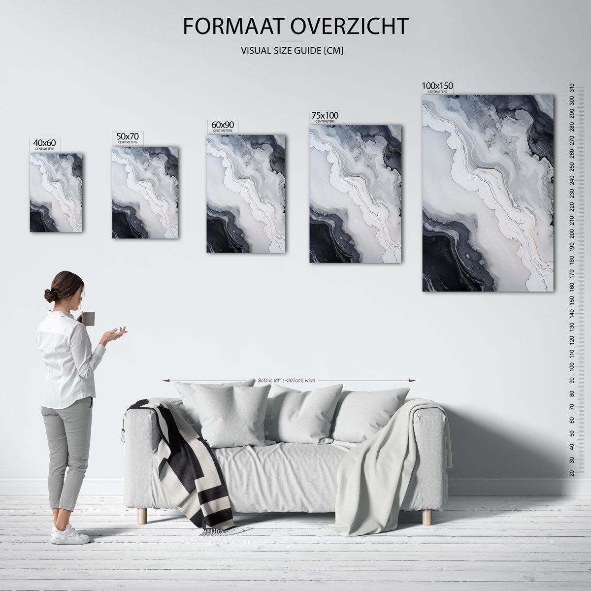 Organische vormen Kunstwerk