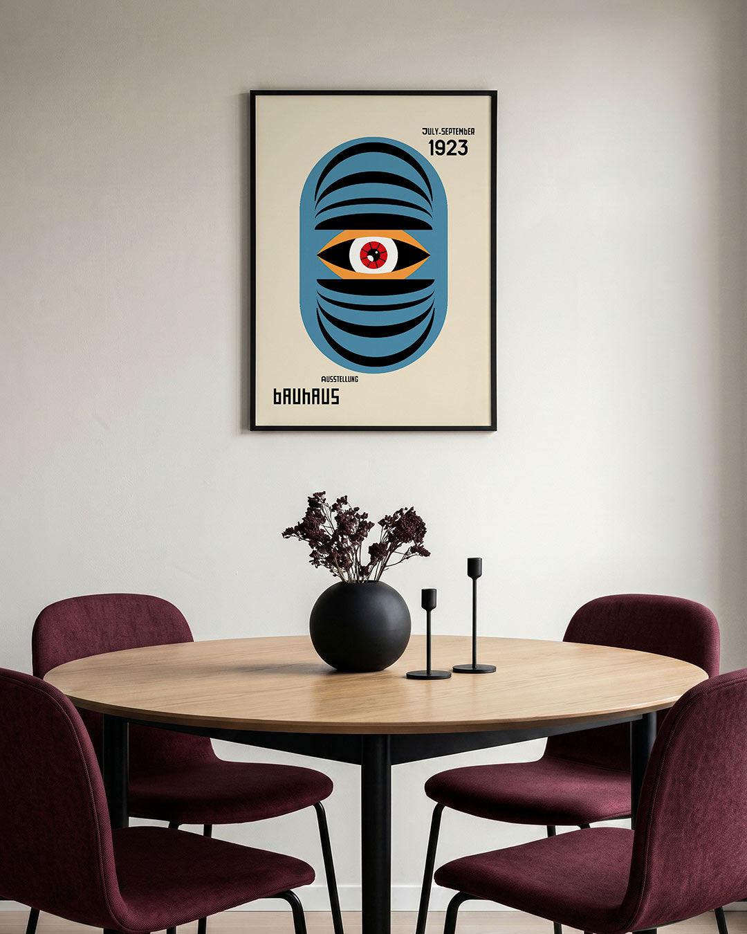 Oog en lijnen Poster