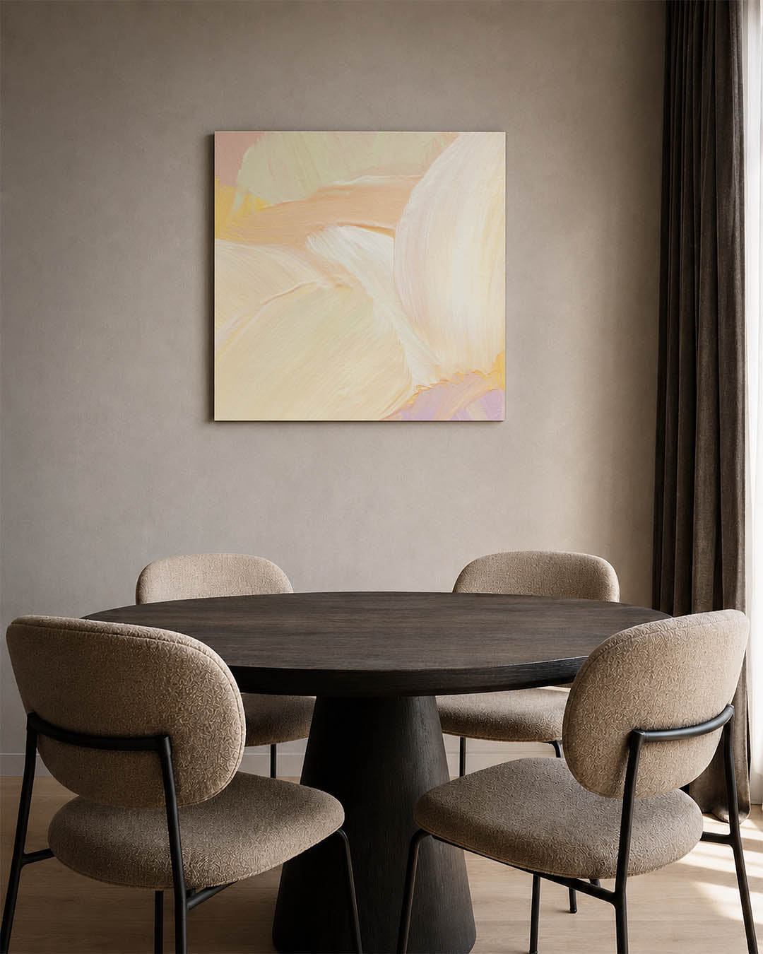 Zachte kleuren harmonie Kunstwerk