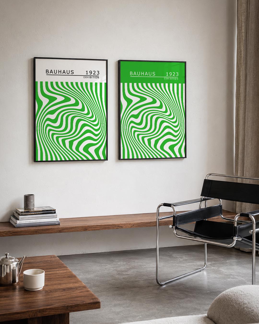 Golvende lijnen Posterset