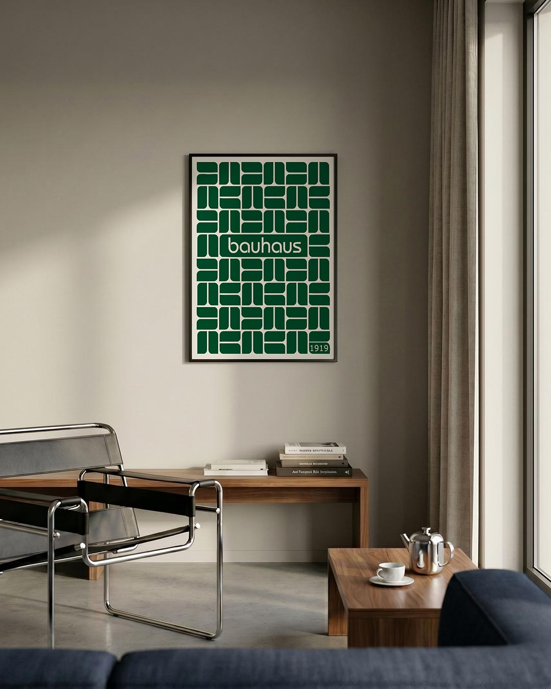 Vormritme en kleur Poster