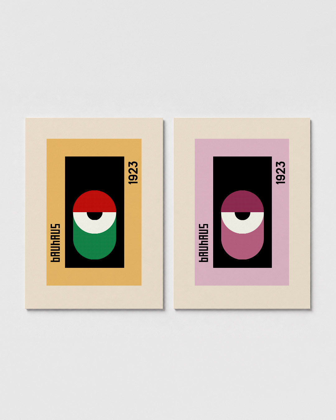 Kleurrijke vormen Posterset