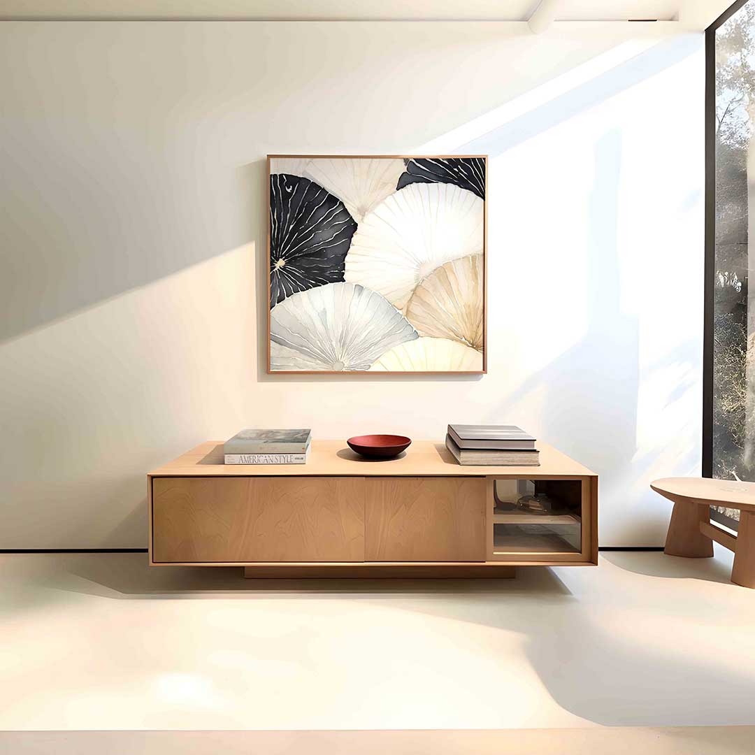 Abstracte schelpen Poster