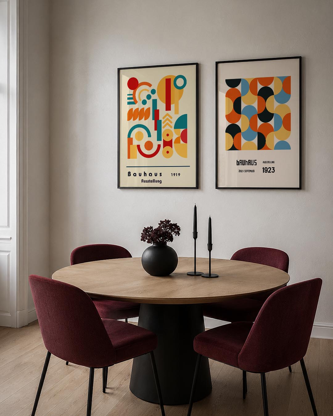 Vormen en kleurvlakken Posterset