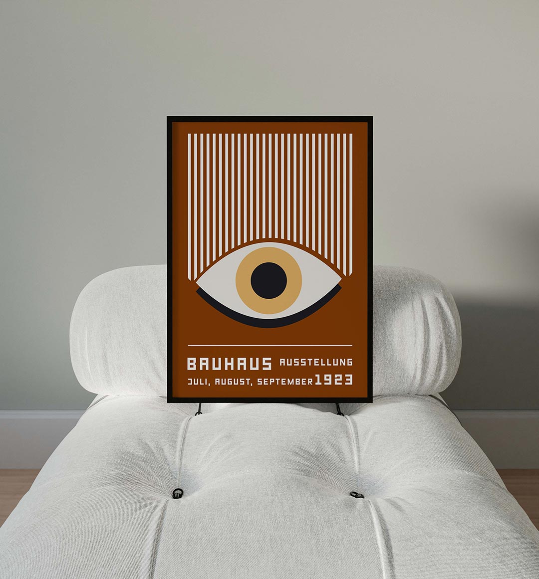 Oog en lijnen Poster