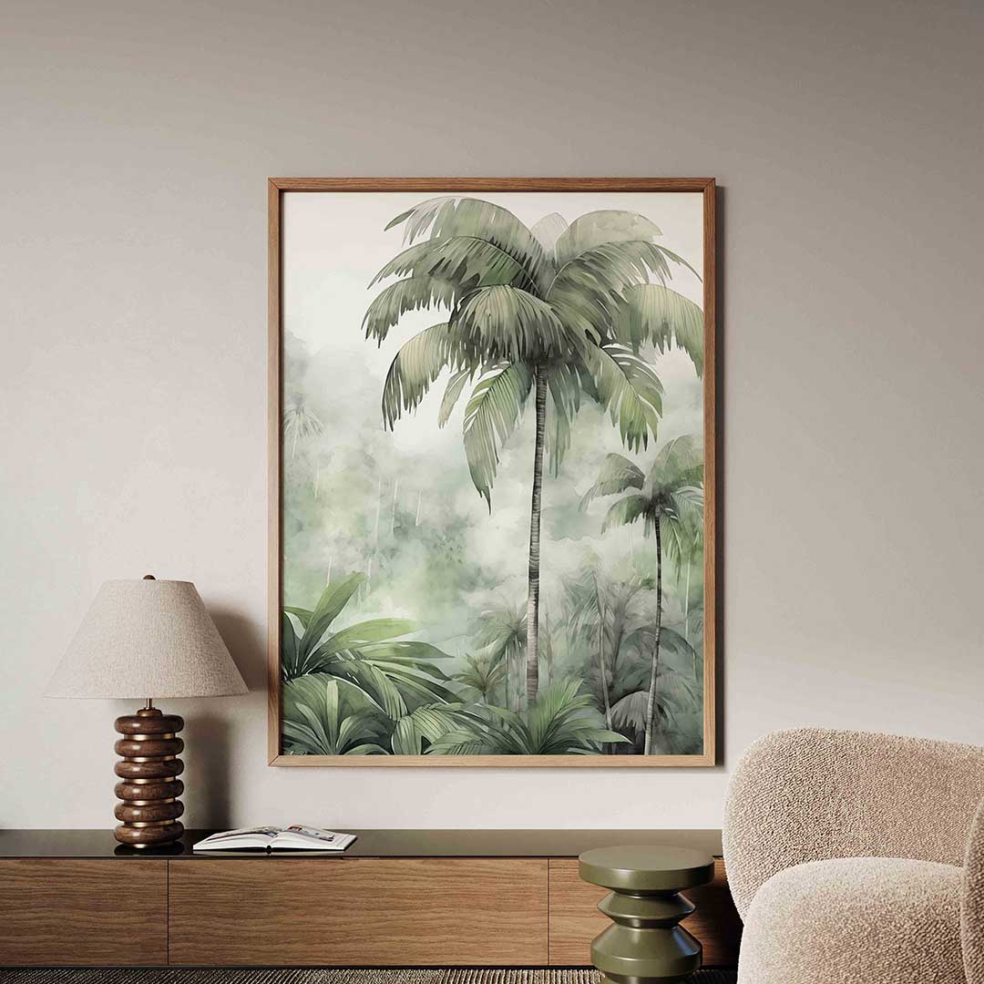 Tropische palmbomen Poster