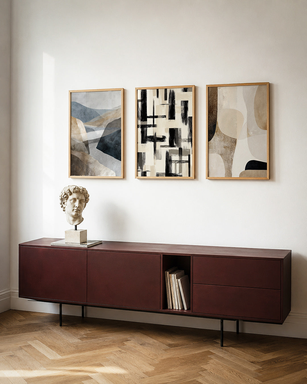 Landschap in lagen Posterset