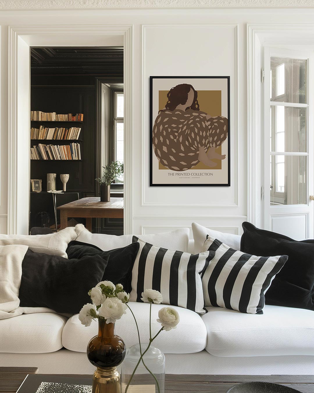 Gestileerde vrouw Kunstwerk
