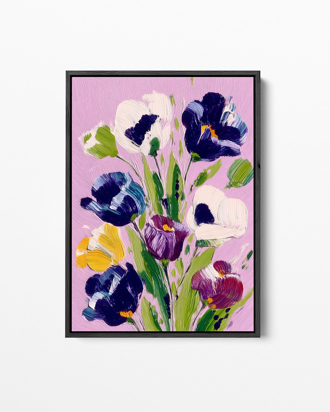 Bloemrijke kleurenexplosie Kunstwerk