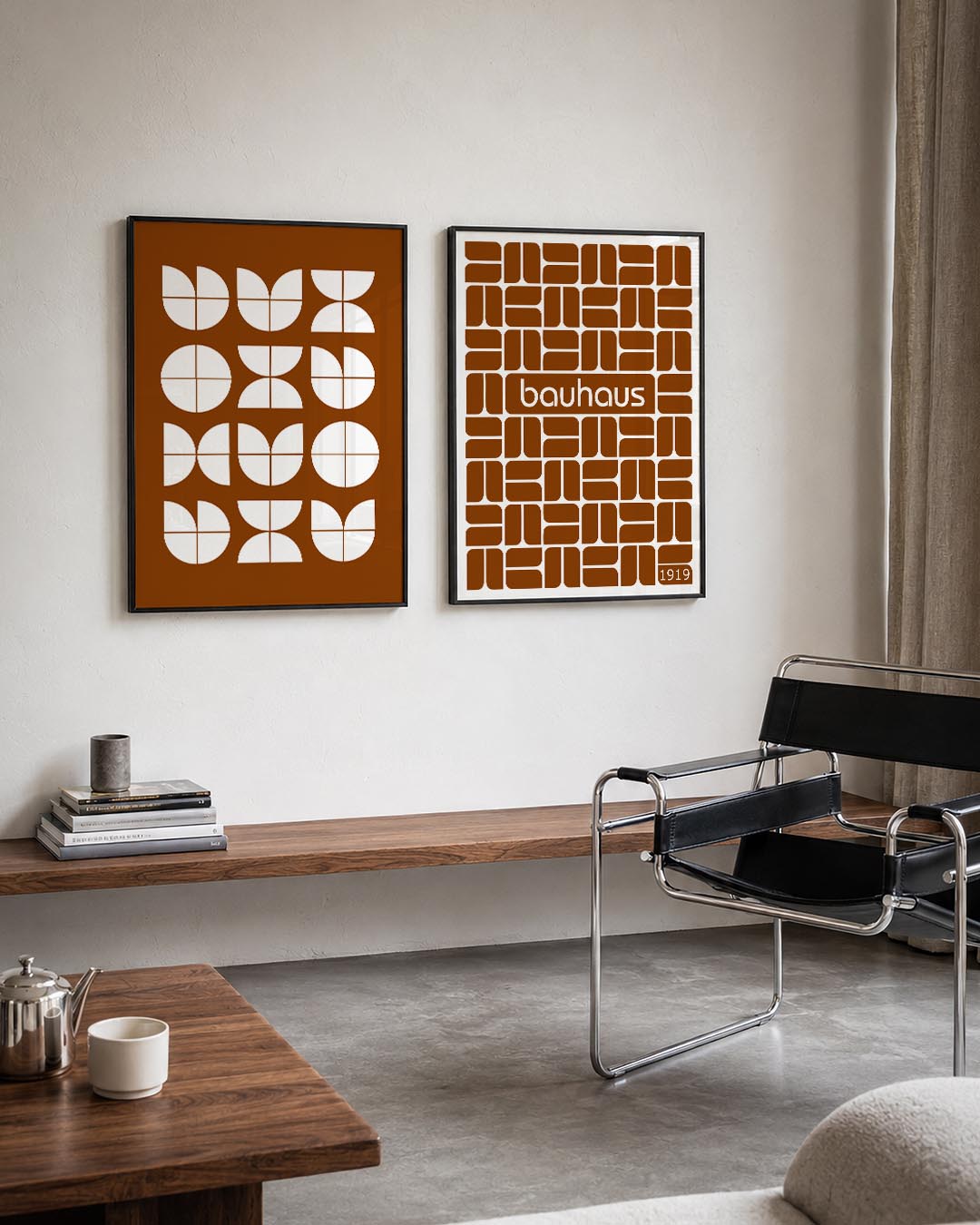 Vormritme en kleur Posterset