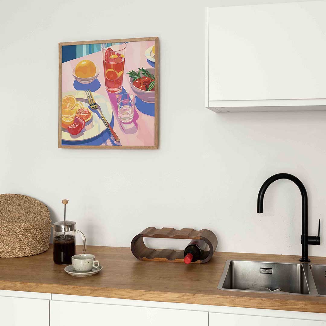Fruit en drankjes Poster